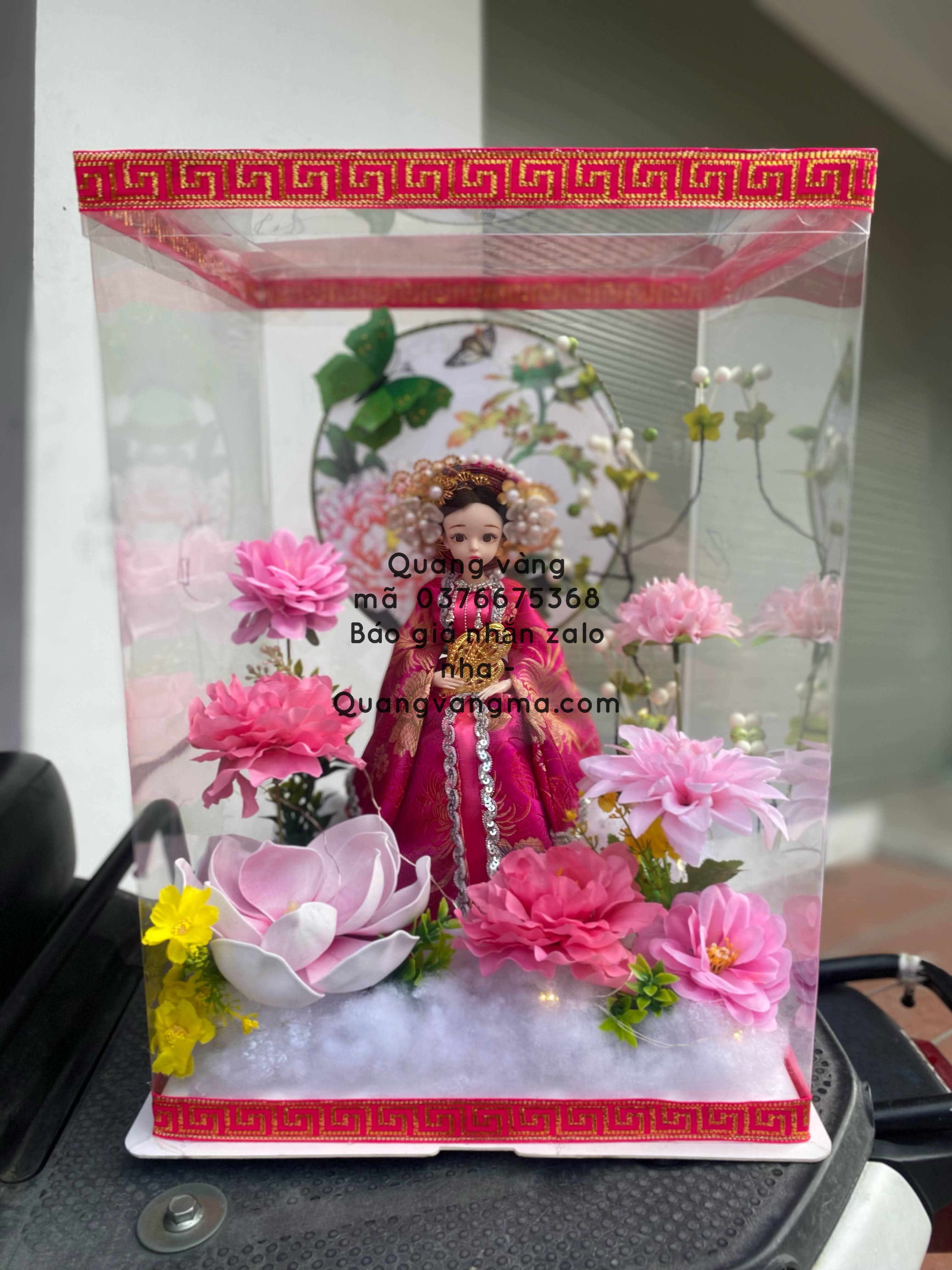 HỘP ĐỒ THỜ CÔ 9 BẰNG VẢI