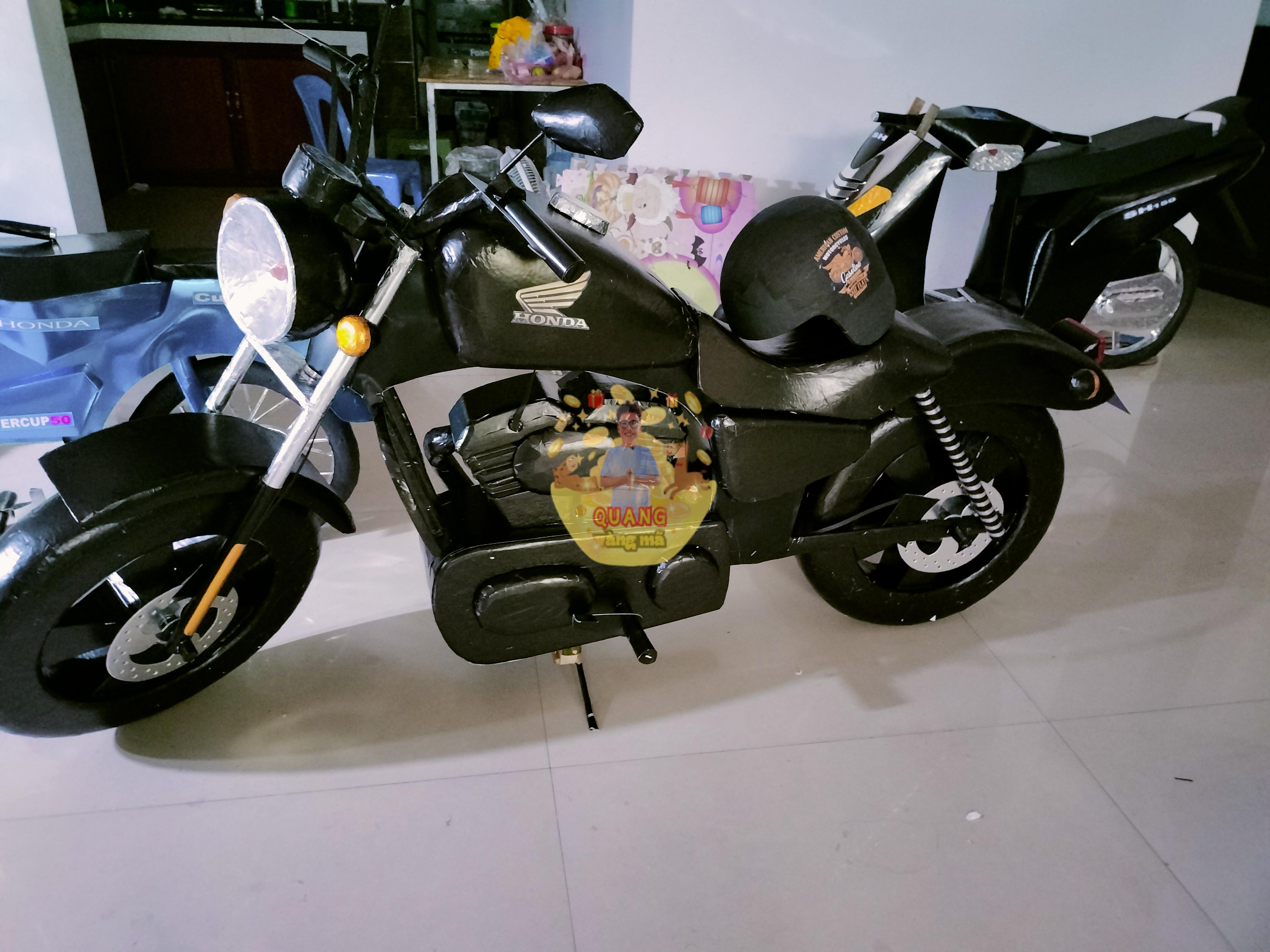 MÔ TÔ HONDA ĐEN