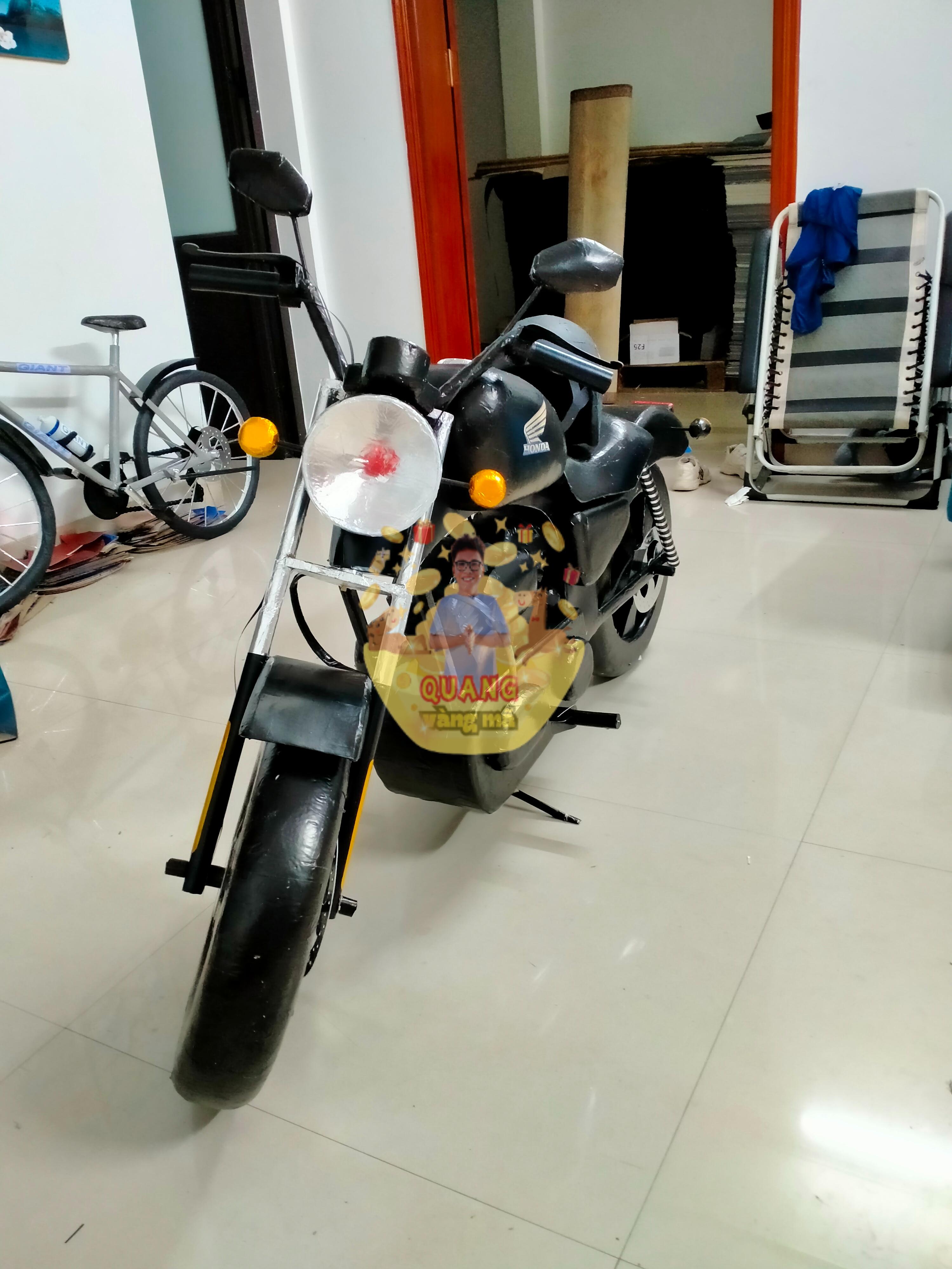 MÔ TÔ HONDA ĐEN