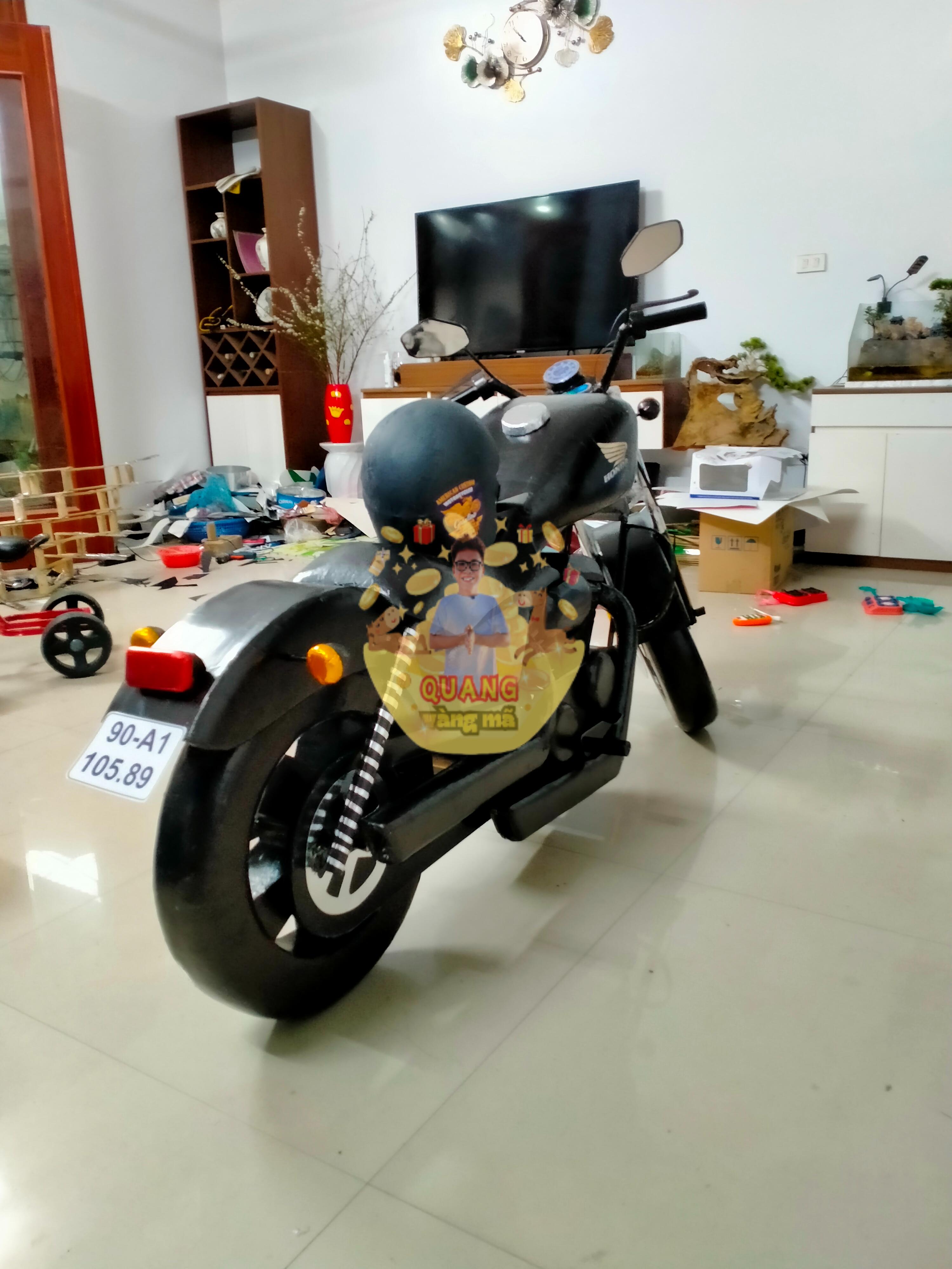 MÔ TÔ HONDA ĐEN