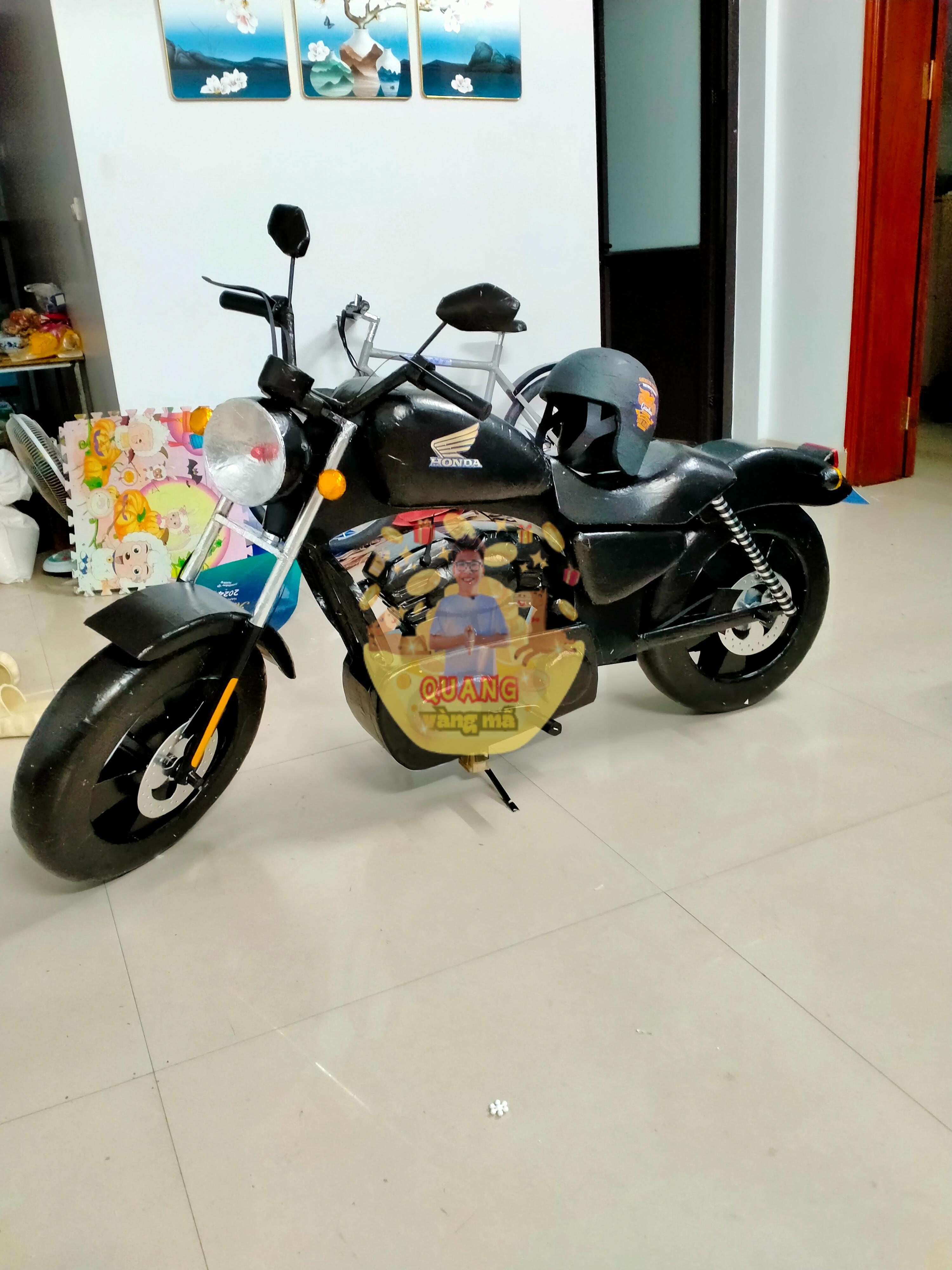 MÔ TÔ HONDA ĐEN