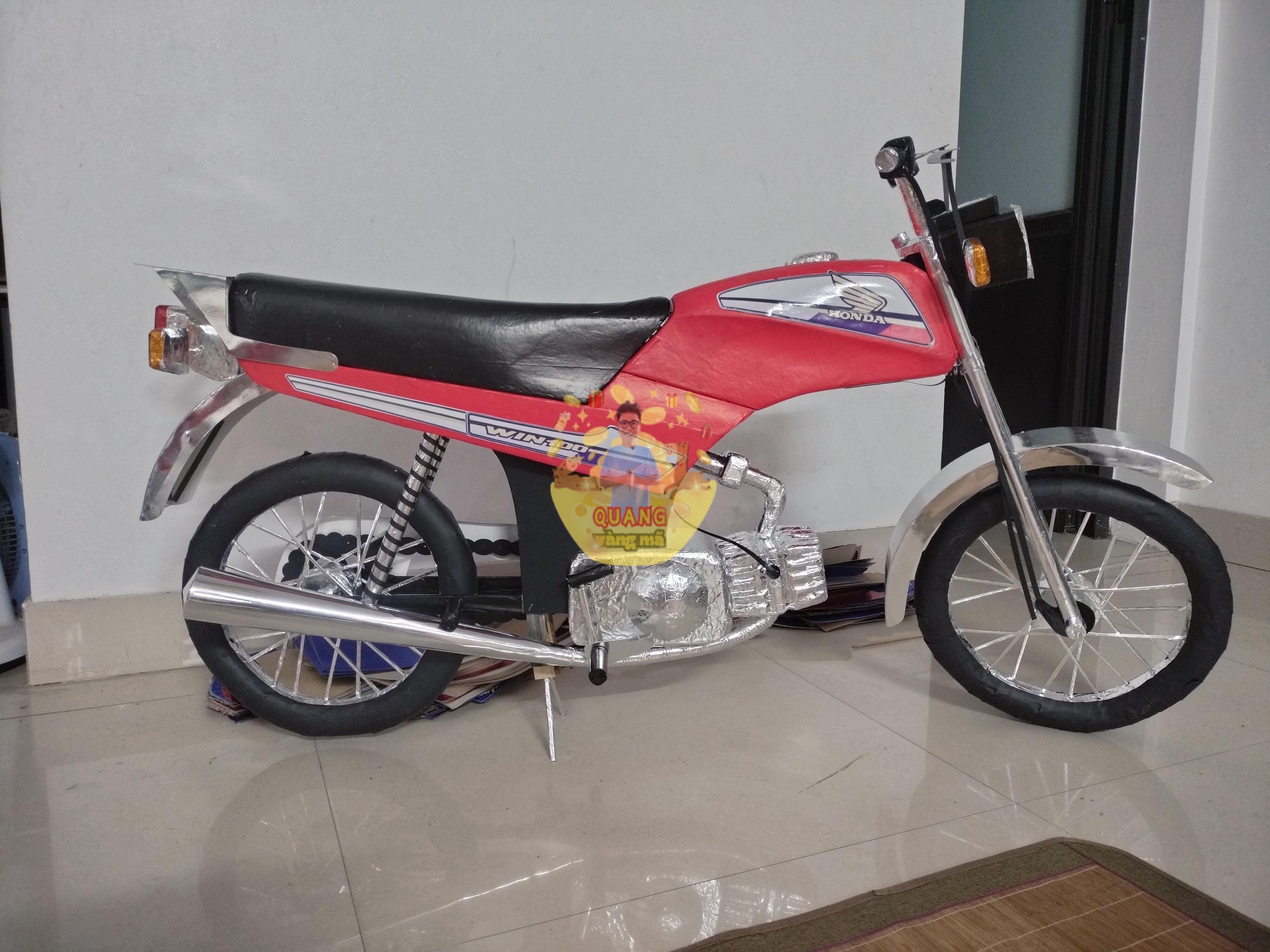 MÔ TÔ HONDA ĐỎ WIN 100