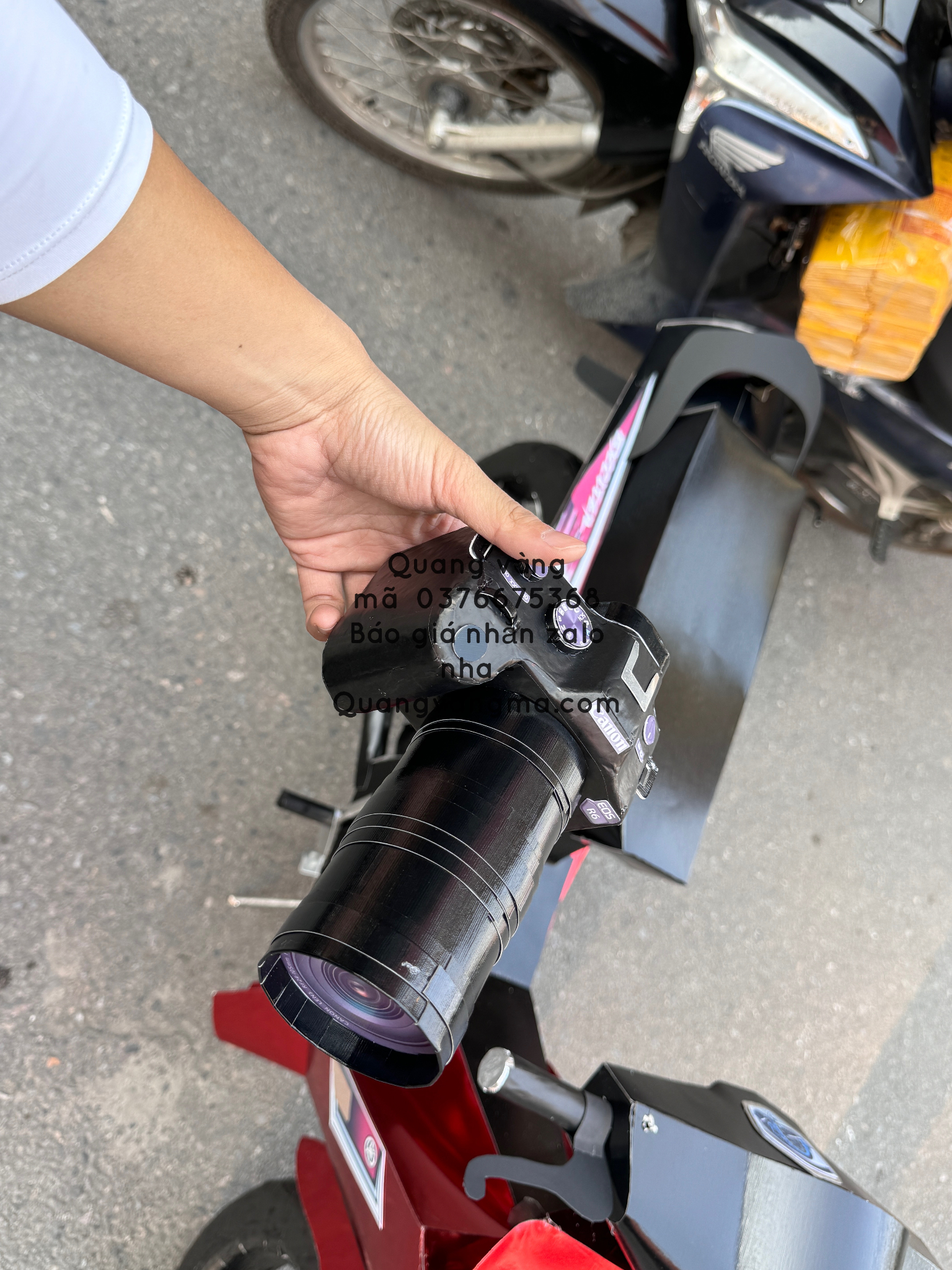 Máy ảnh canon tháo được ống kinh