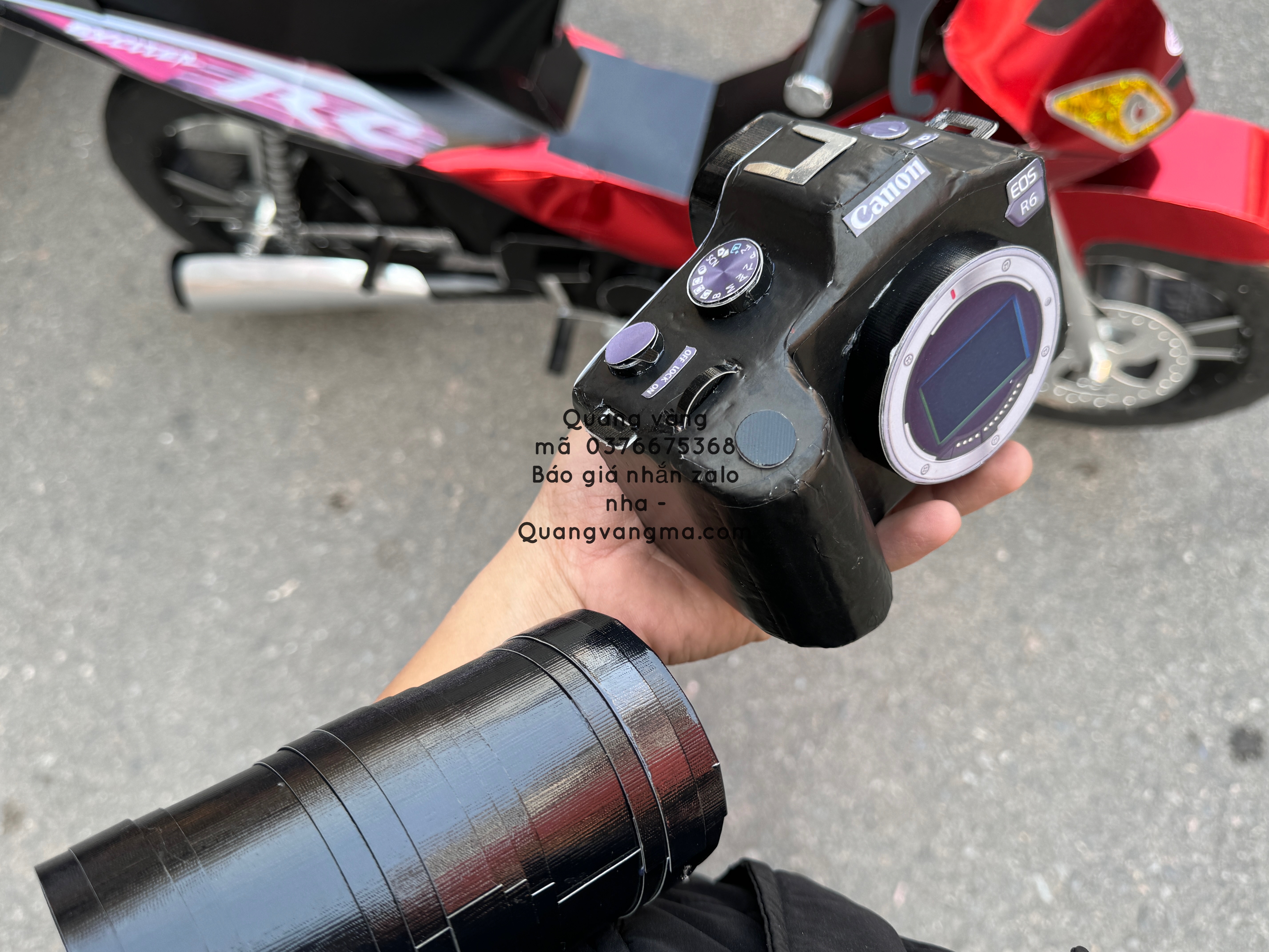 Máy ảnh canon tháo được ống kinh