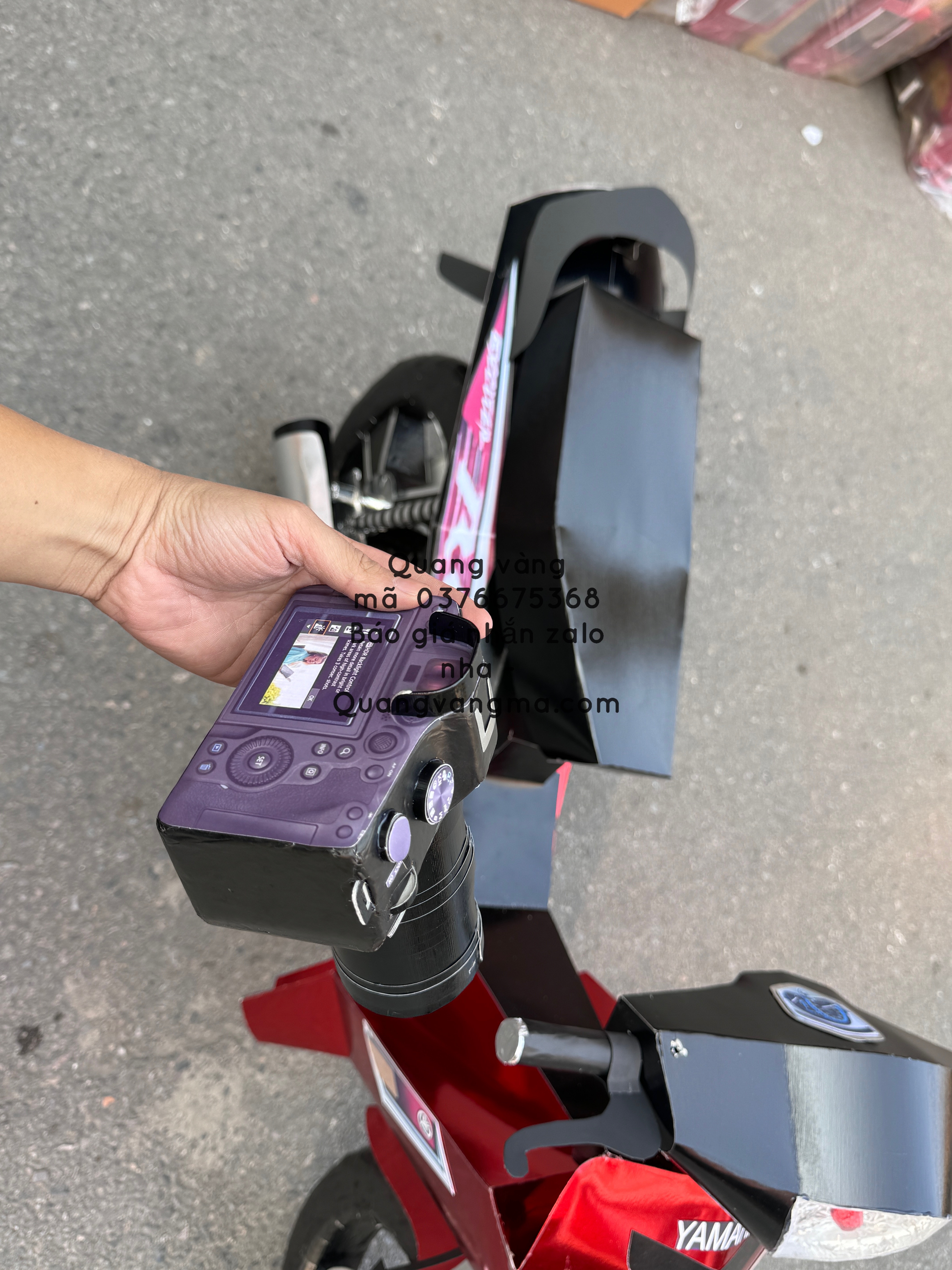 Máy ảnh canon tháo được ống kinh
