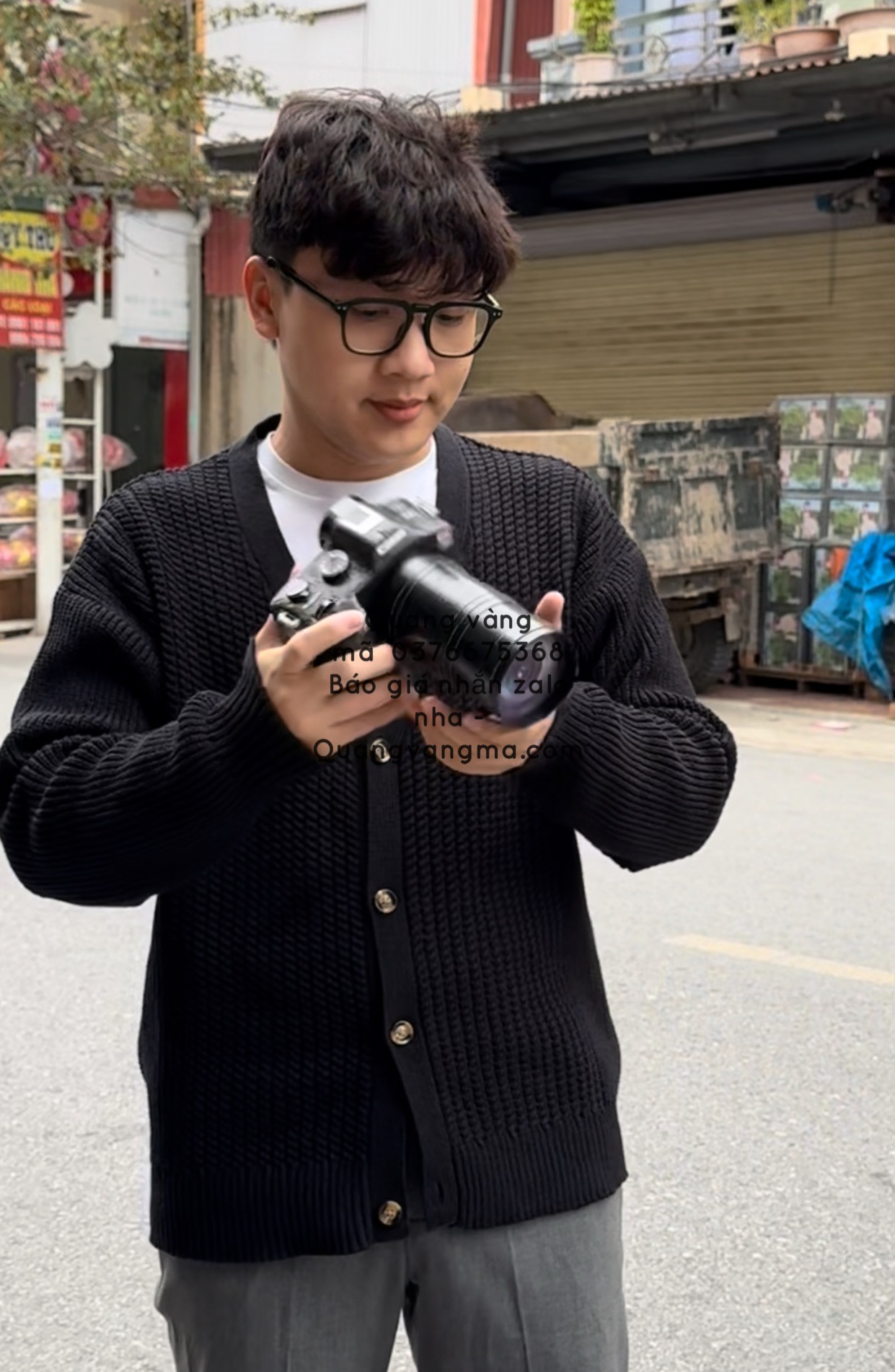 Máy ảnh canon tháo được ống kinh