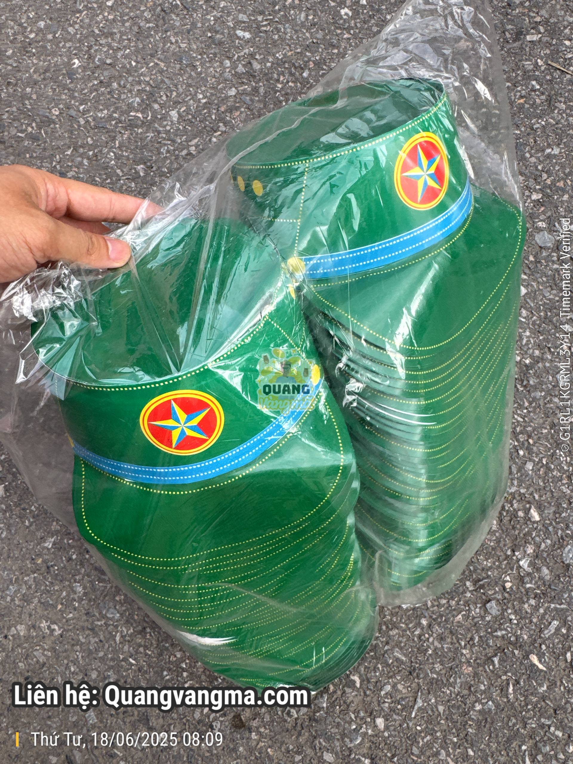 Mũ bộ đội rẻ 100c qvmn65