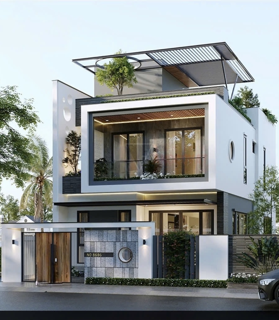 Nhà 2 tầng hiện đại
