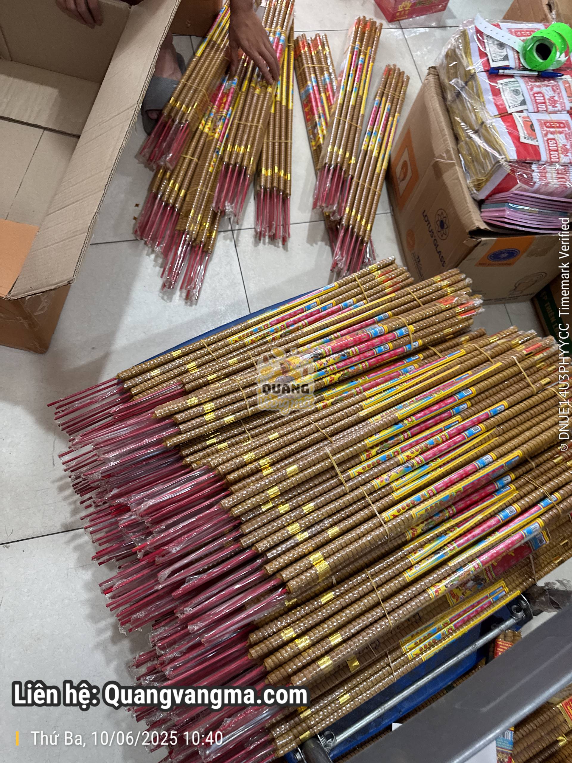 Nhang xào 8 tiếng 12 tiếng 24 tiếng loại bó 9 cây và loại cây 15 cây qvmb30t65