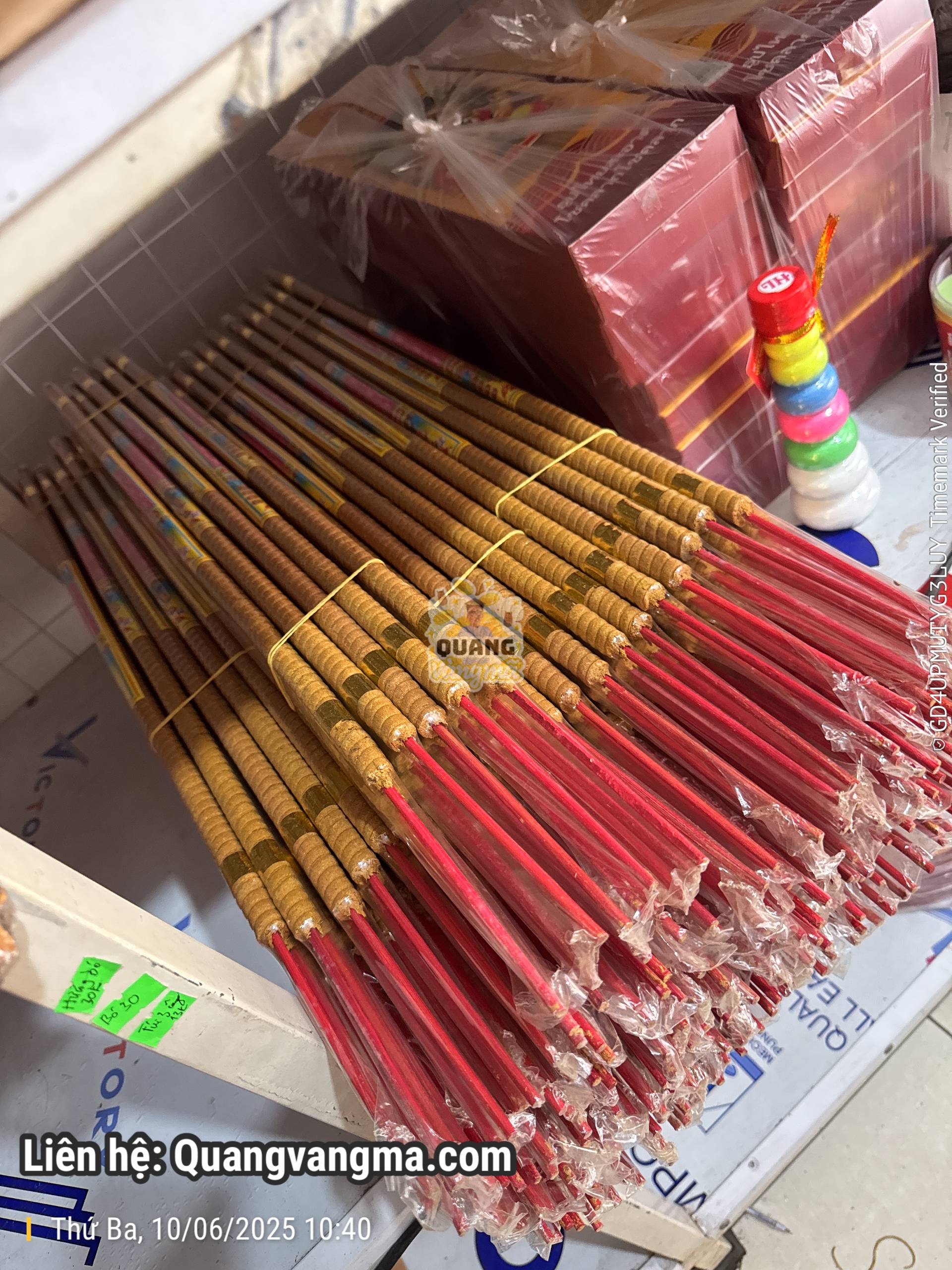 Nhang xào 8 tiếng 12 tiếng 24 tiếng loại bó 9 cây và loại cây 15 cây qvmb30t65