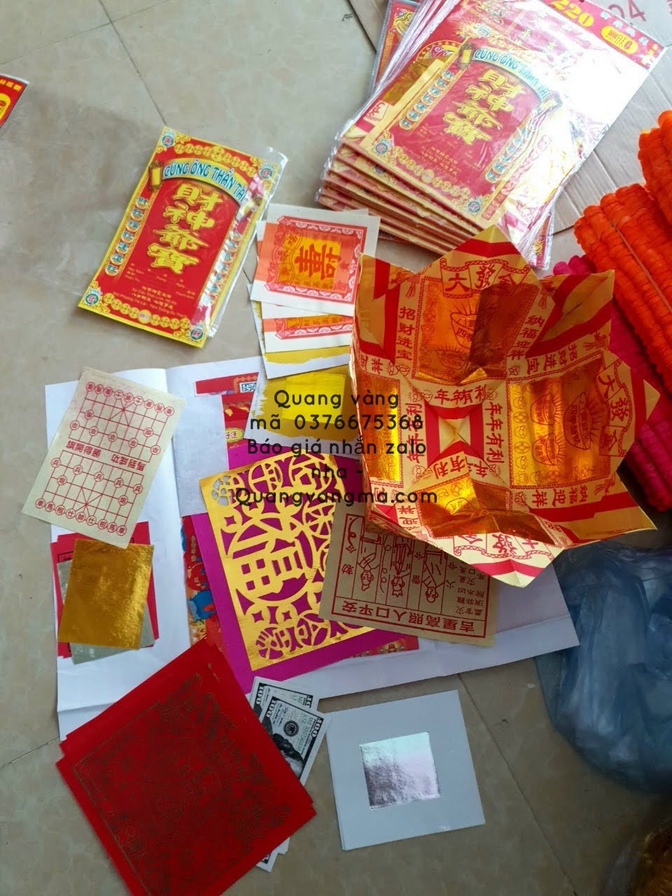 Phần cúng thần tài bên trong có những gì