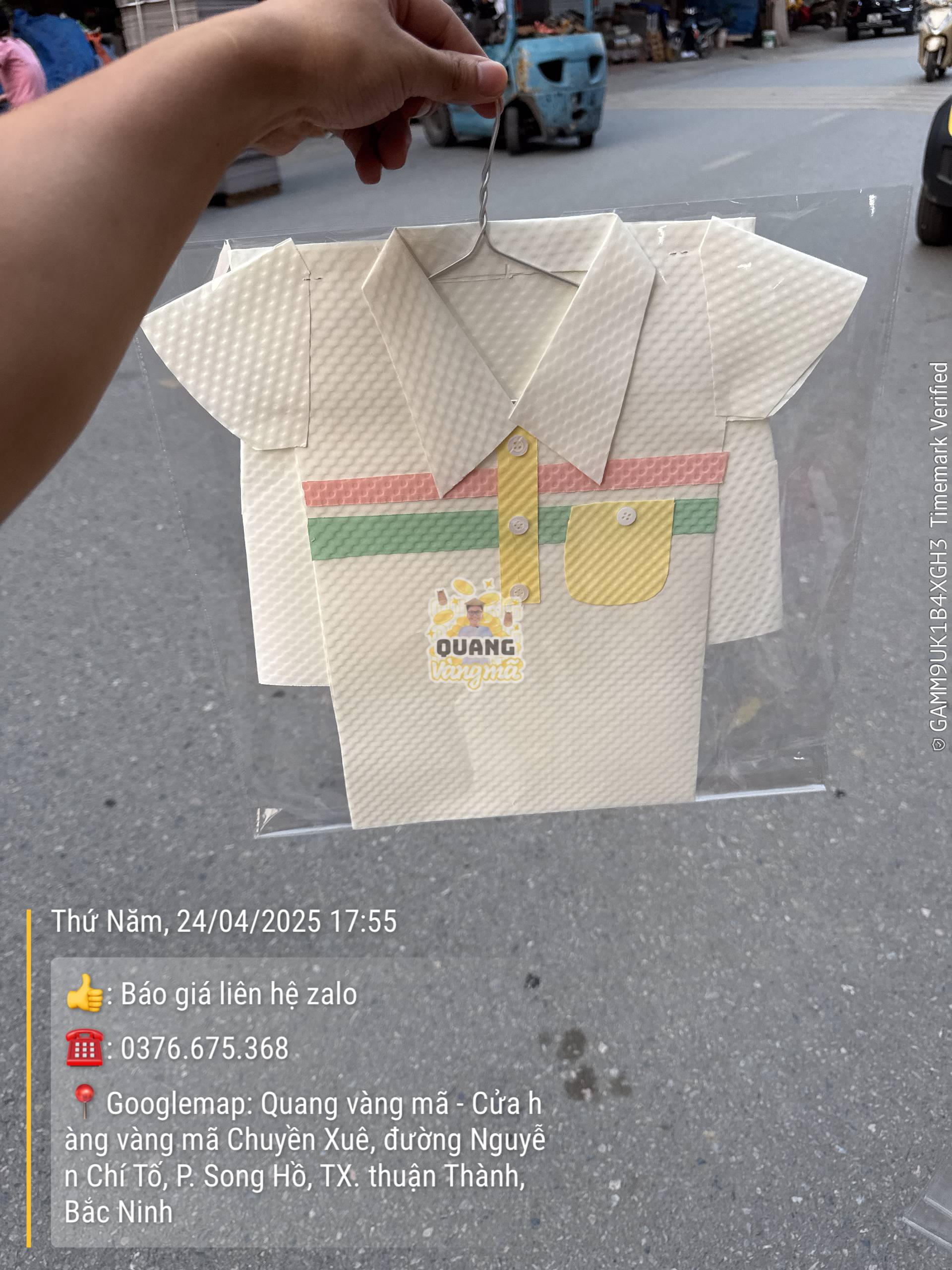 Quần áo nam nhỏ qvm20