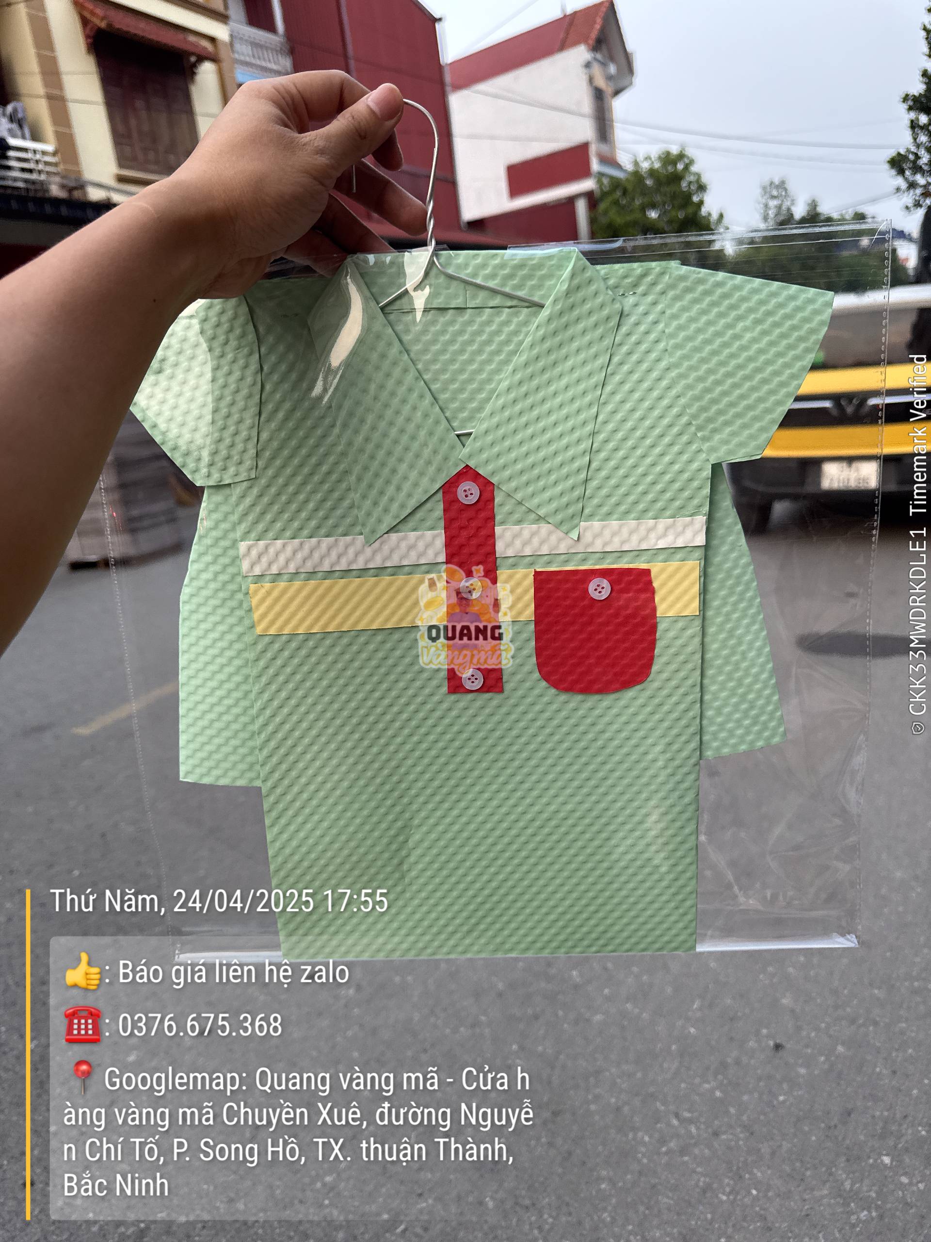 Quần áo nam nhỏ qvm20