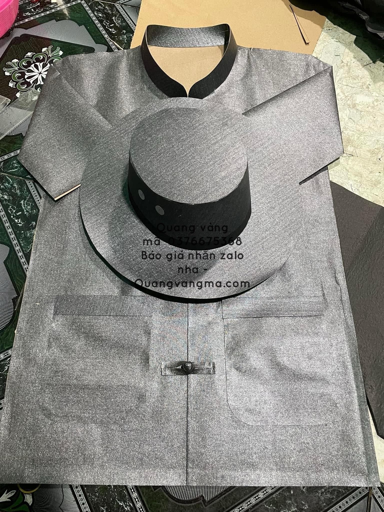 SET BỘ ÔNG TÀU MÀU XÁM