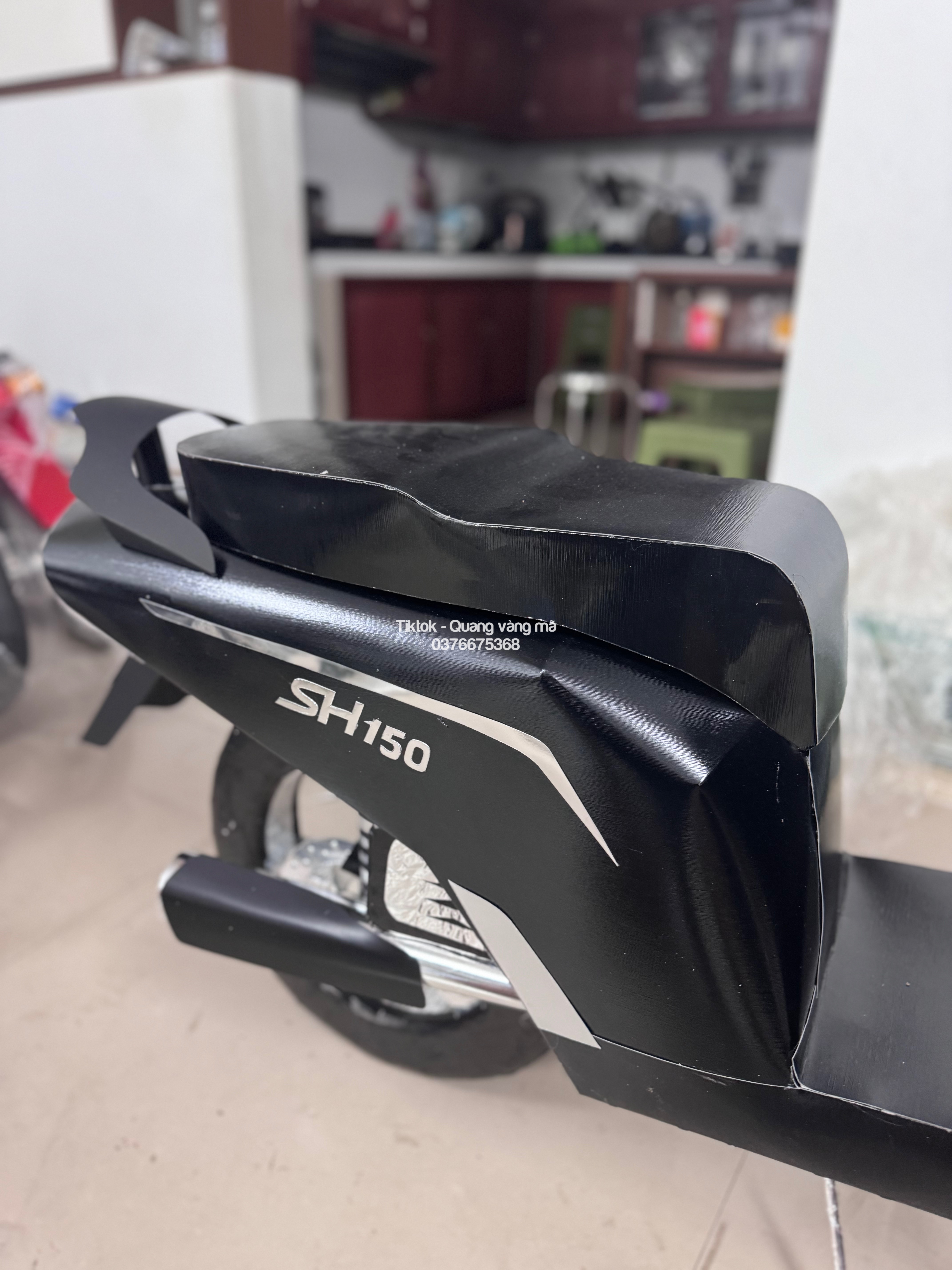 SH đen 150i hàng thiết kế cho khách hưng yên