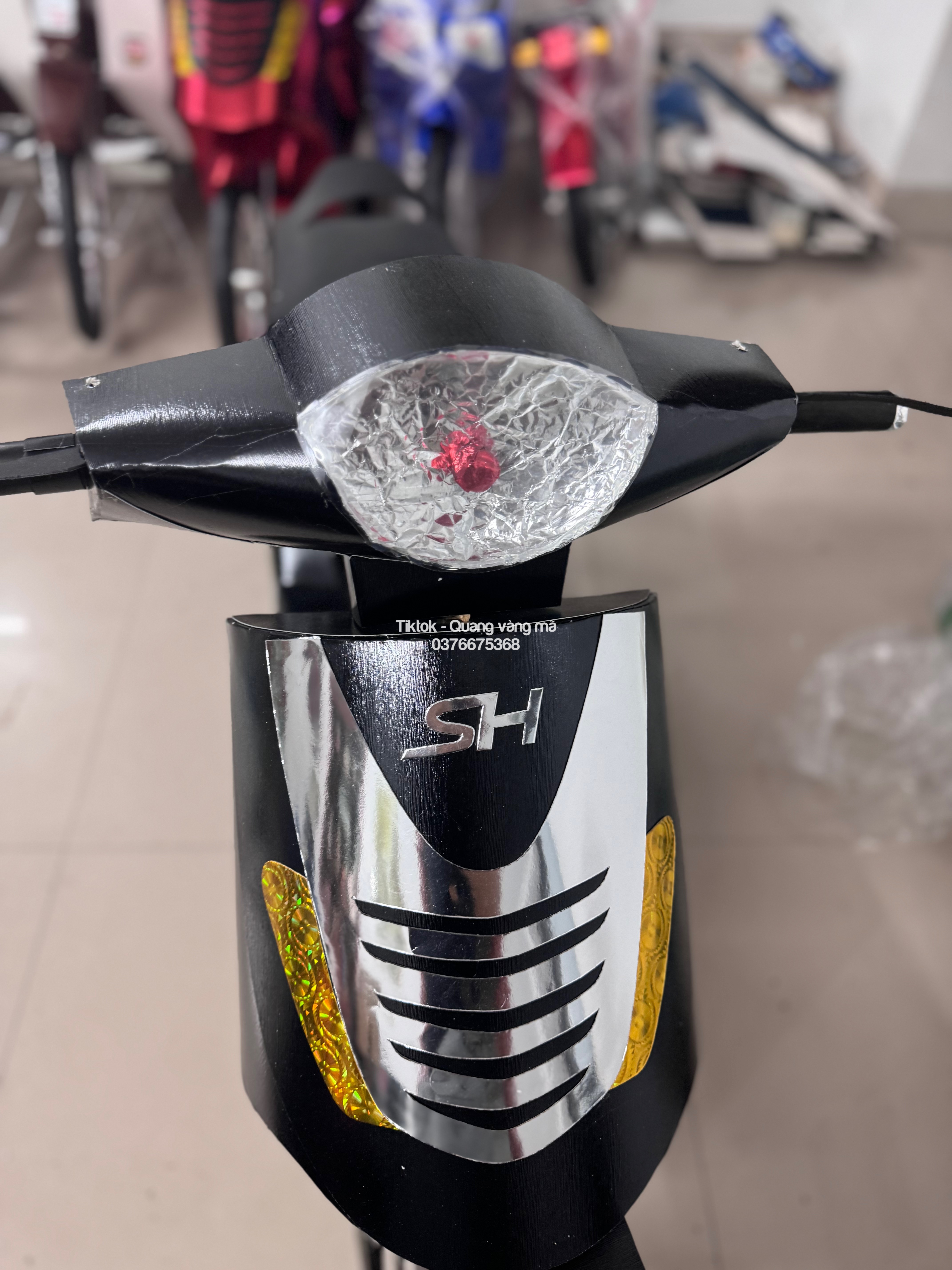SH đen 150i hàng thiết kế cho khách hưng yên