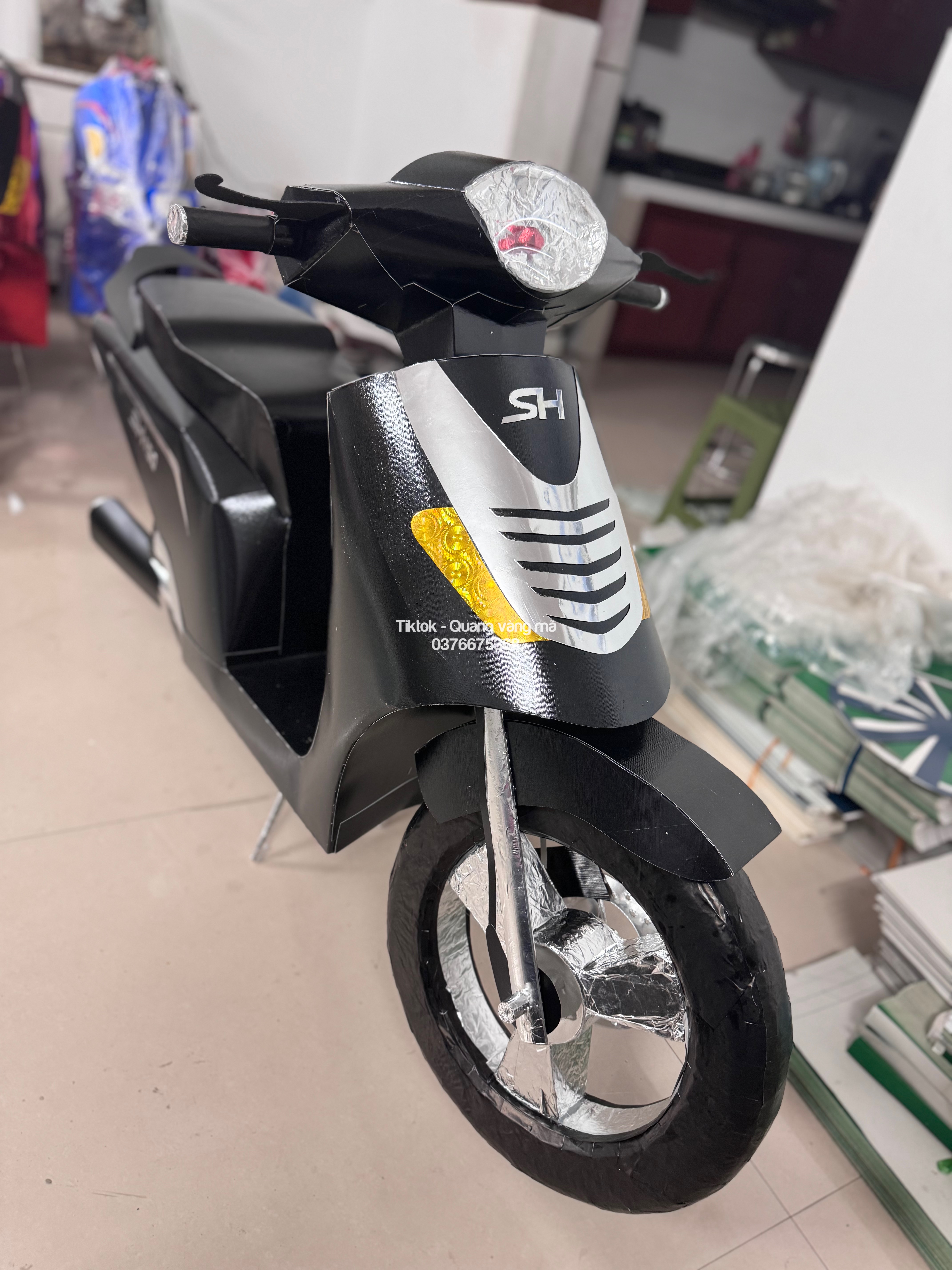 SH đen 150i hàng thiết kế cho khách hưng yên