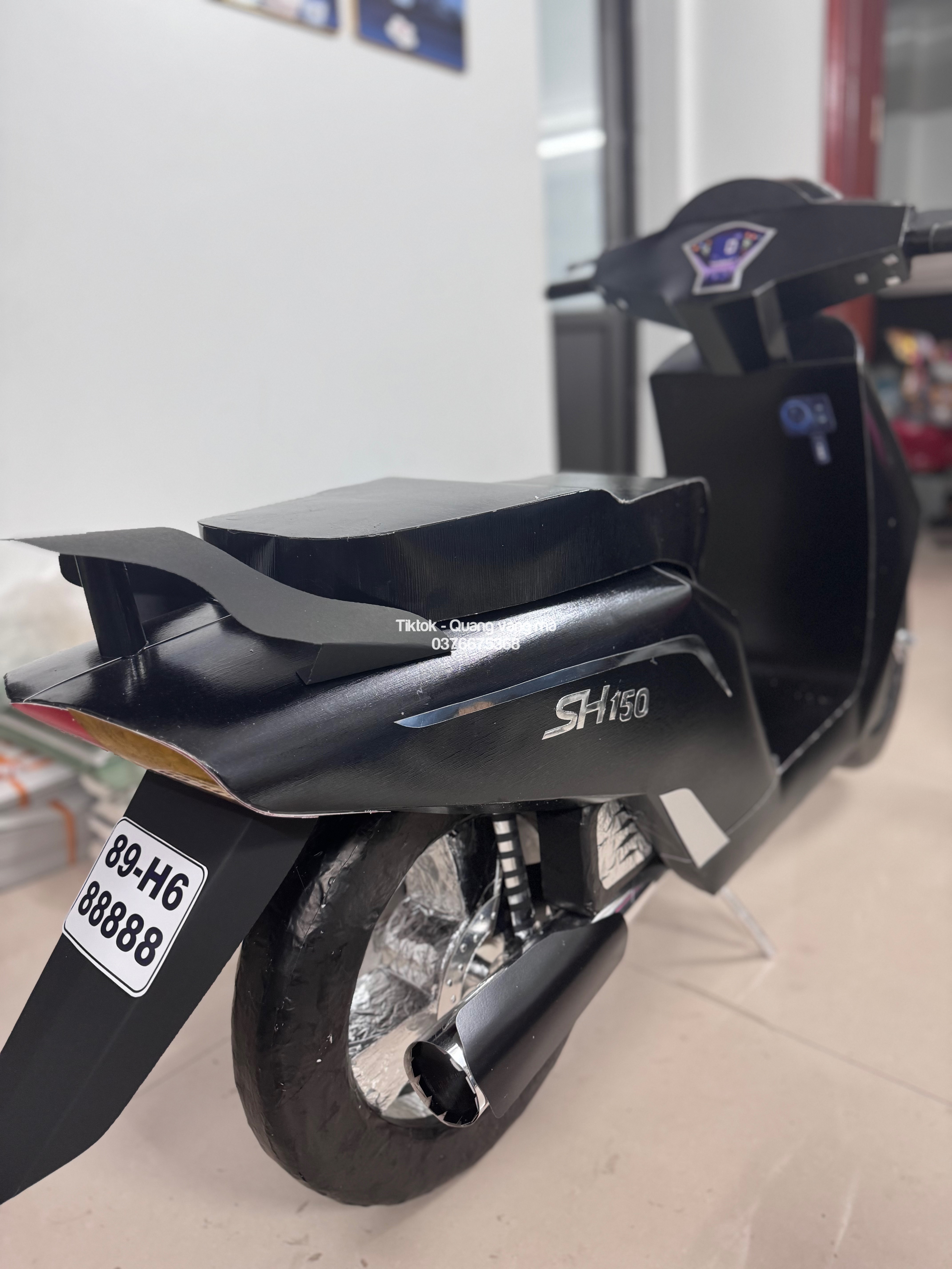SH đen 150i hàng thiết kế cho khách hưng yên