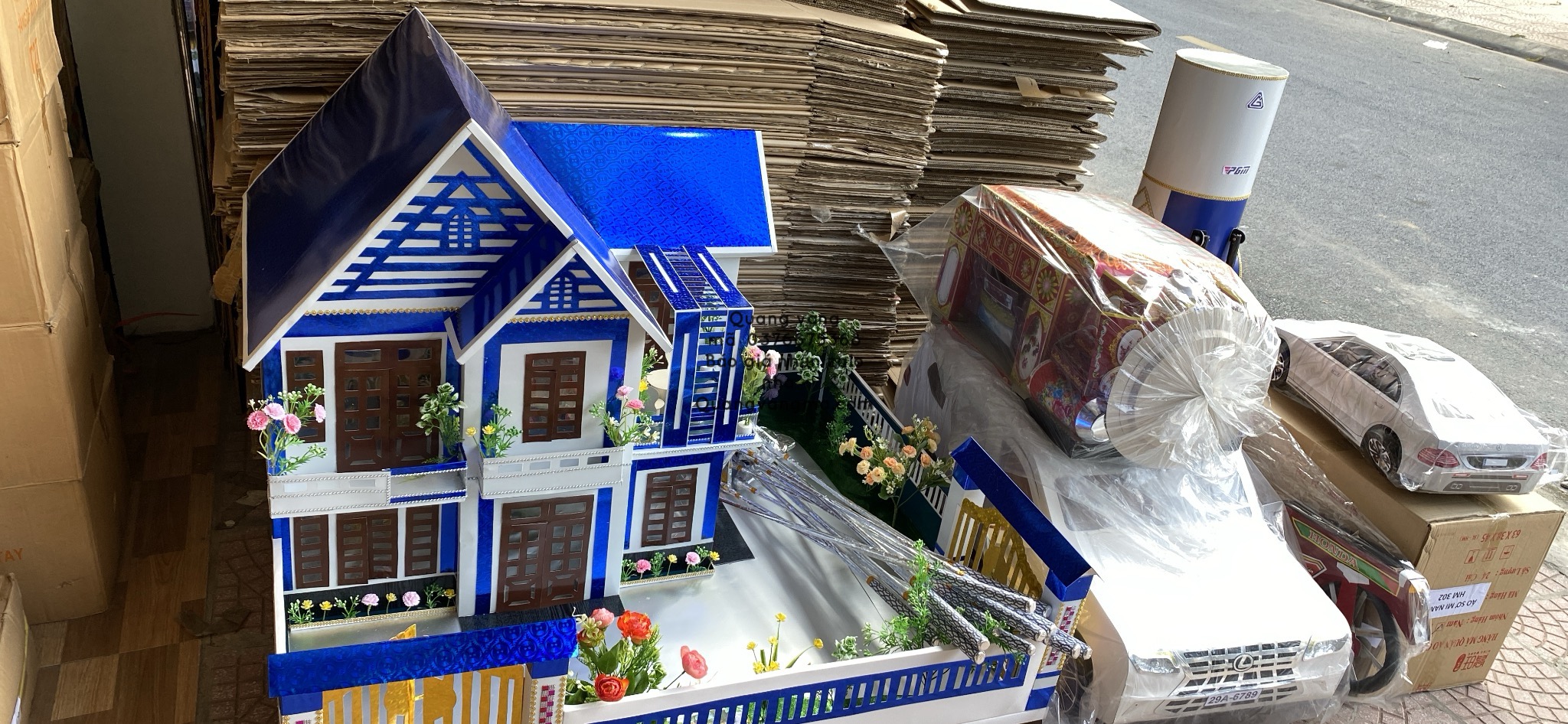 Set cúng 49 ngày sịn vip trung cư xe oto bộ gôn,...