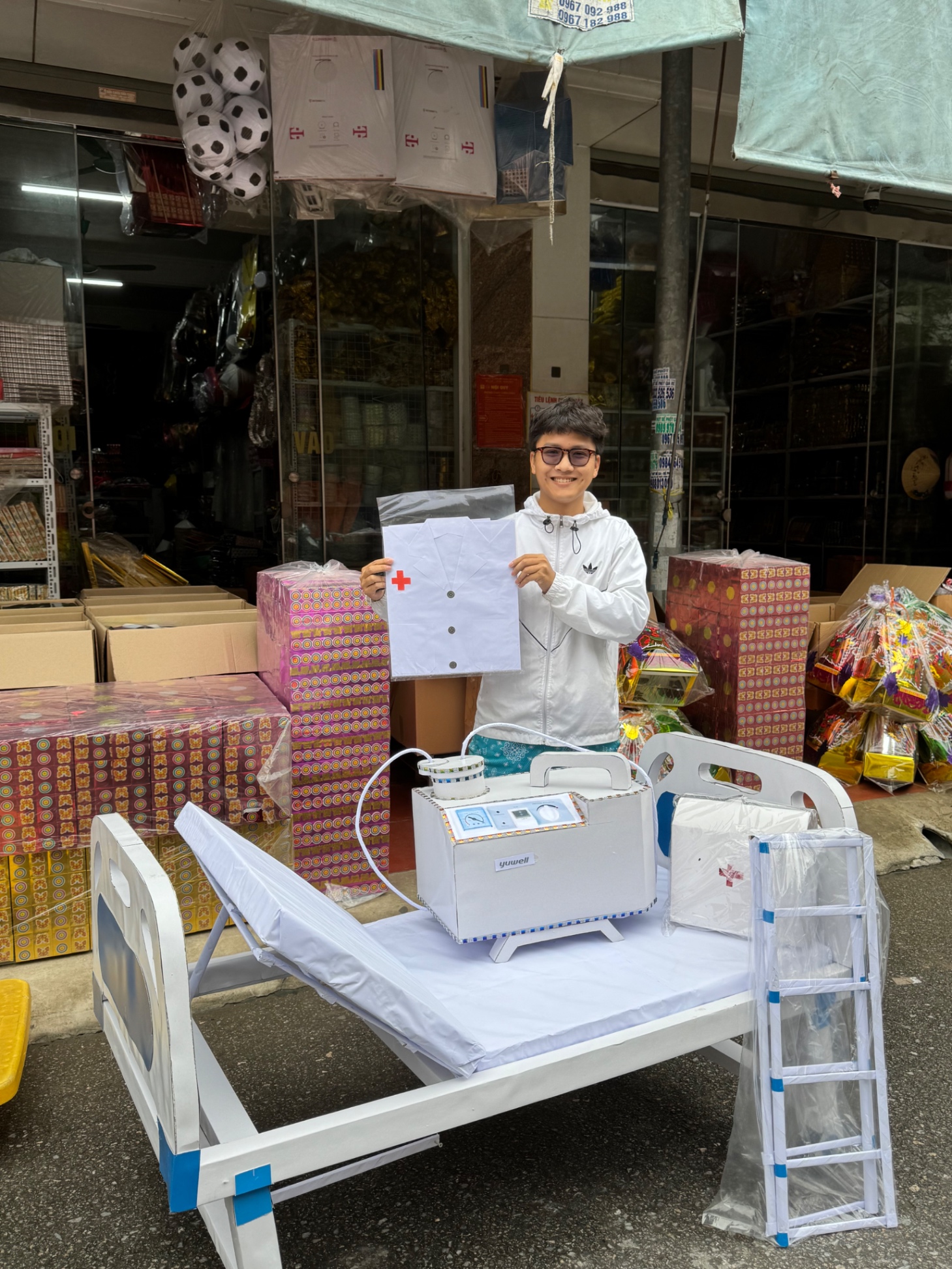 Set giường bệnh bác sĩ