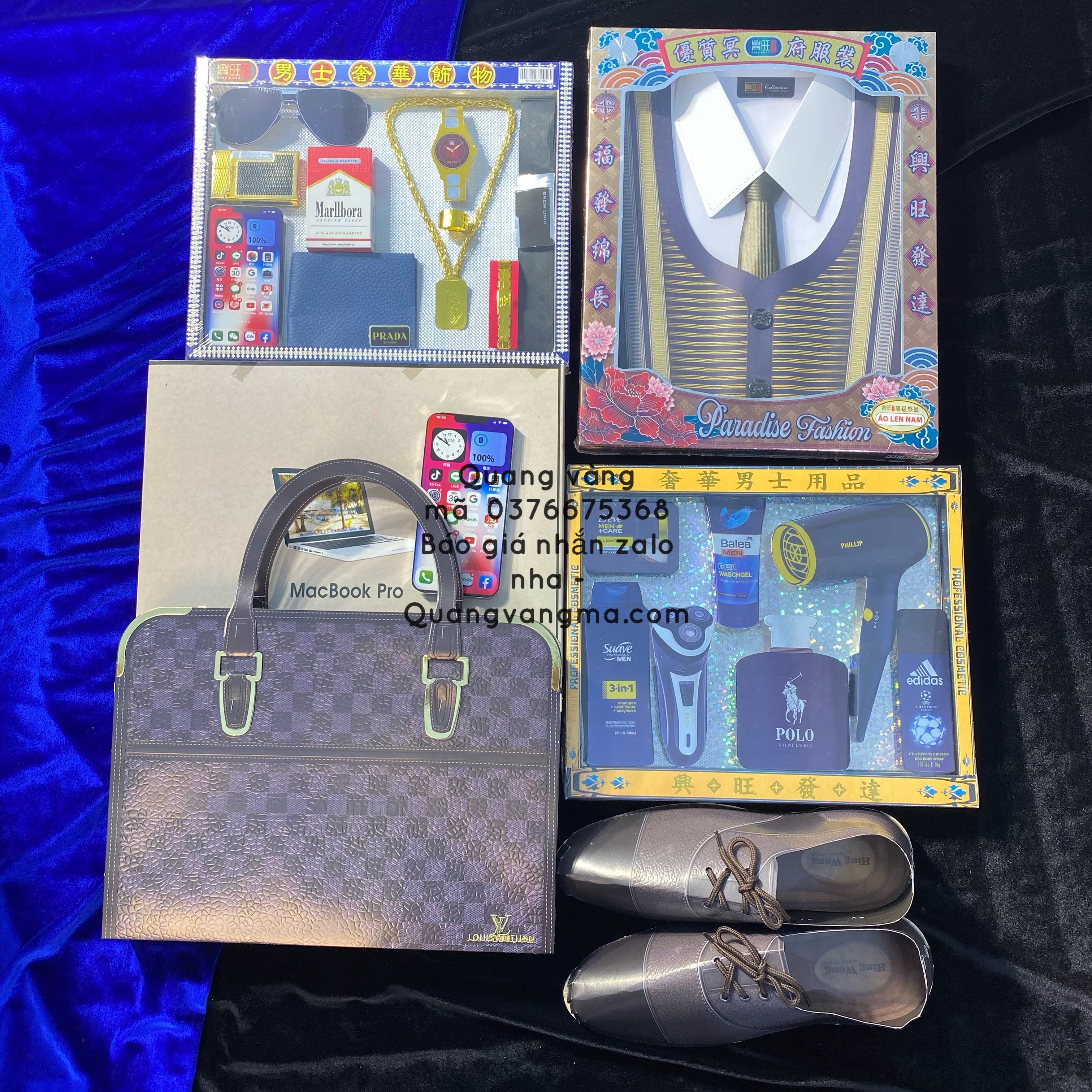 Set nam trẻ sơ mi công sở