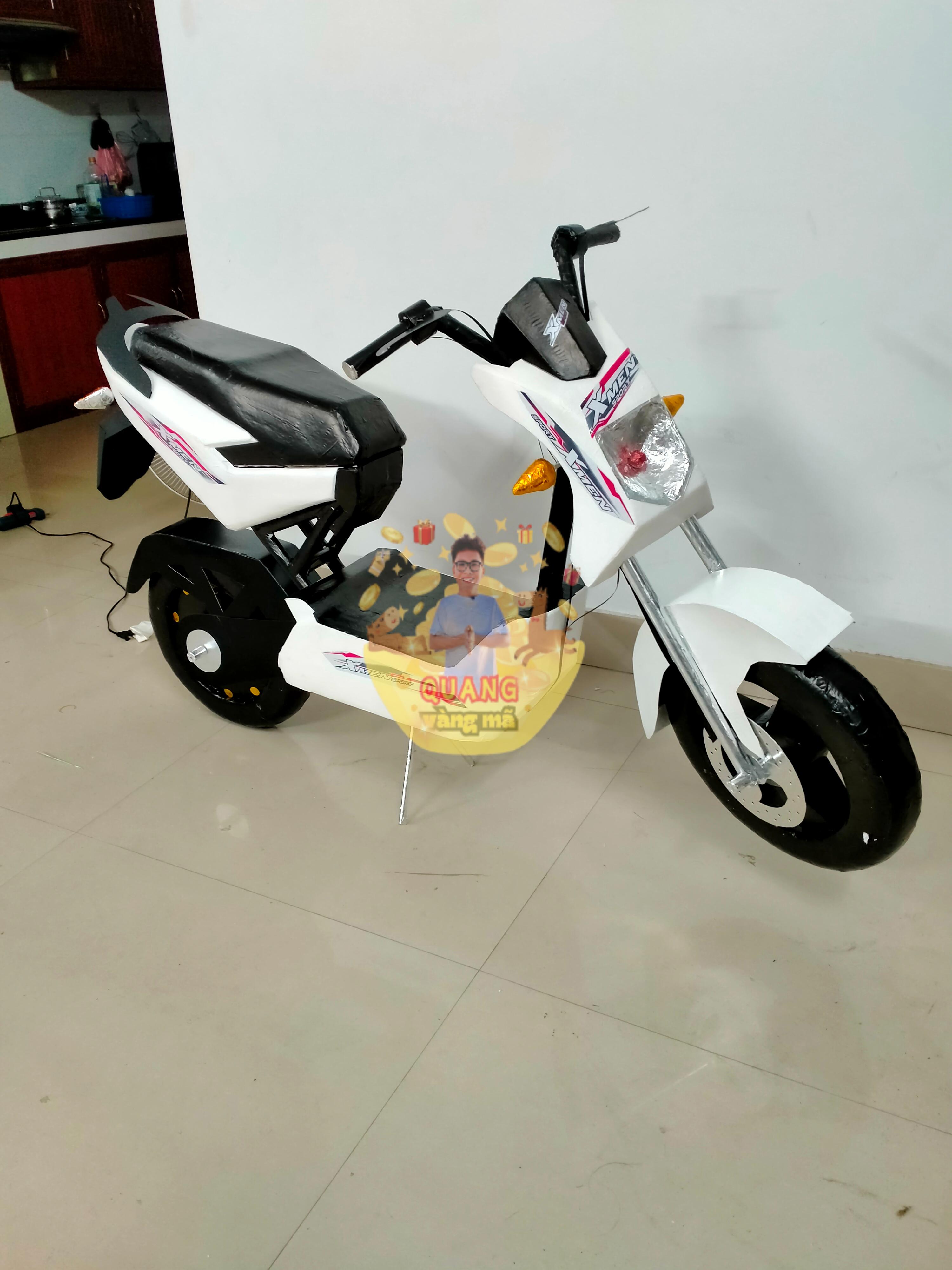 XE ĐIỆN XMAN TRẮNG