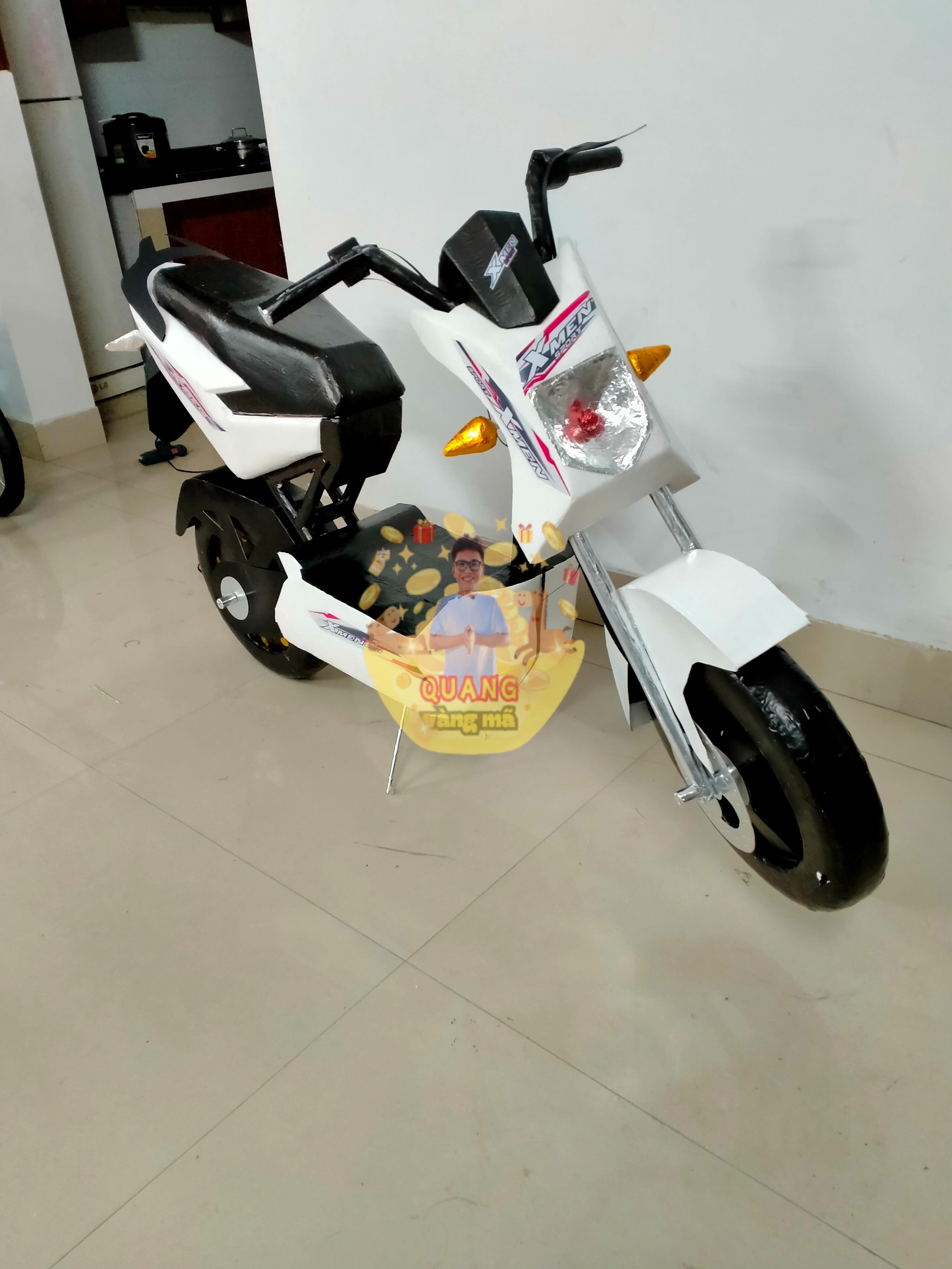 XE ĐIỆN XMAN TRẮNG
