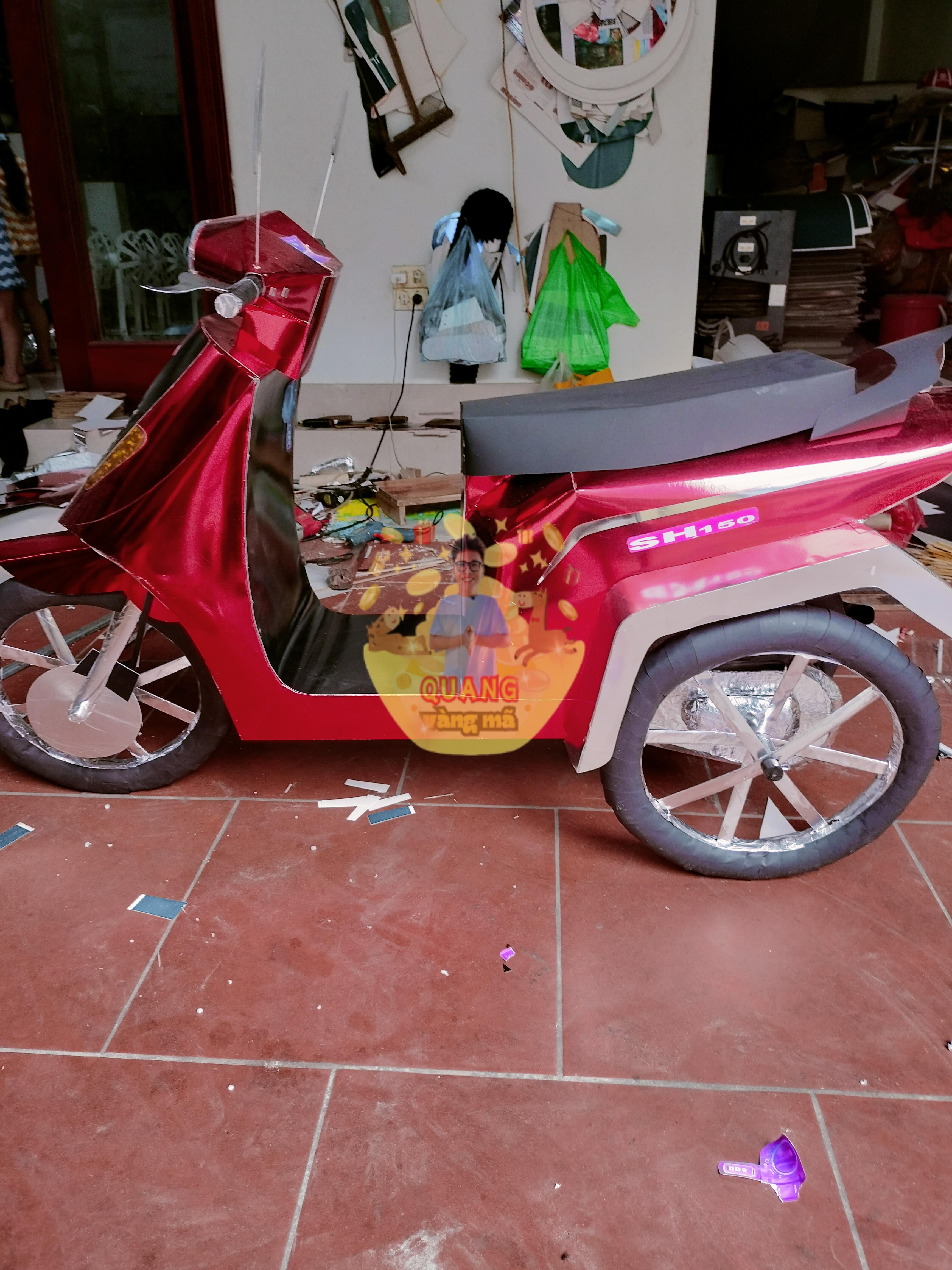 XE MÁY 3 BÁNH ĐỎ
