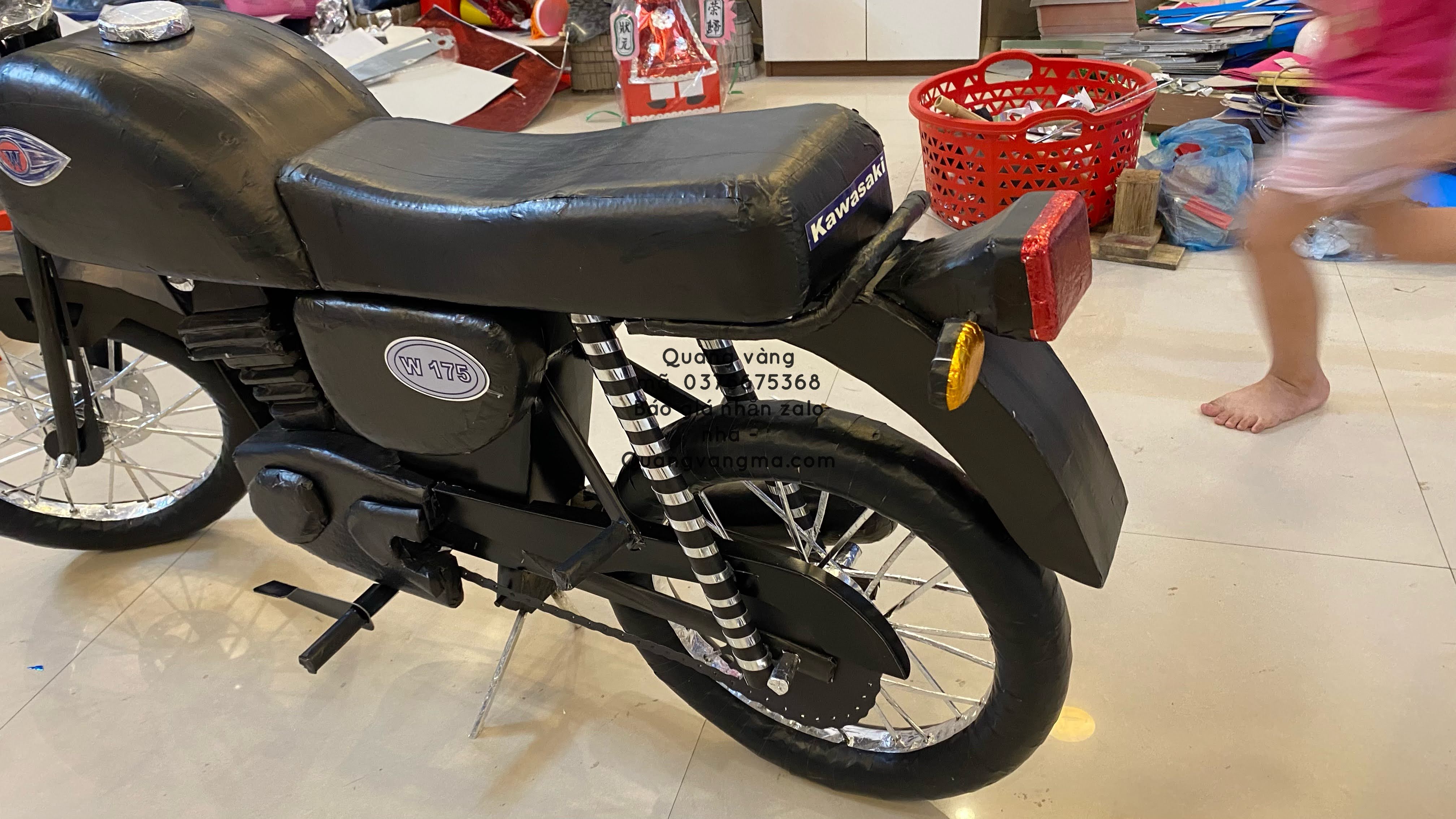 XE MÔ TÔ ĐEN W 175