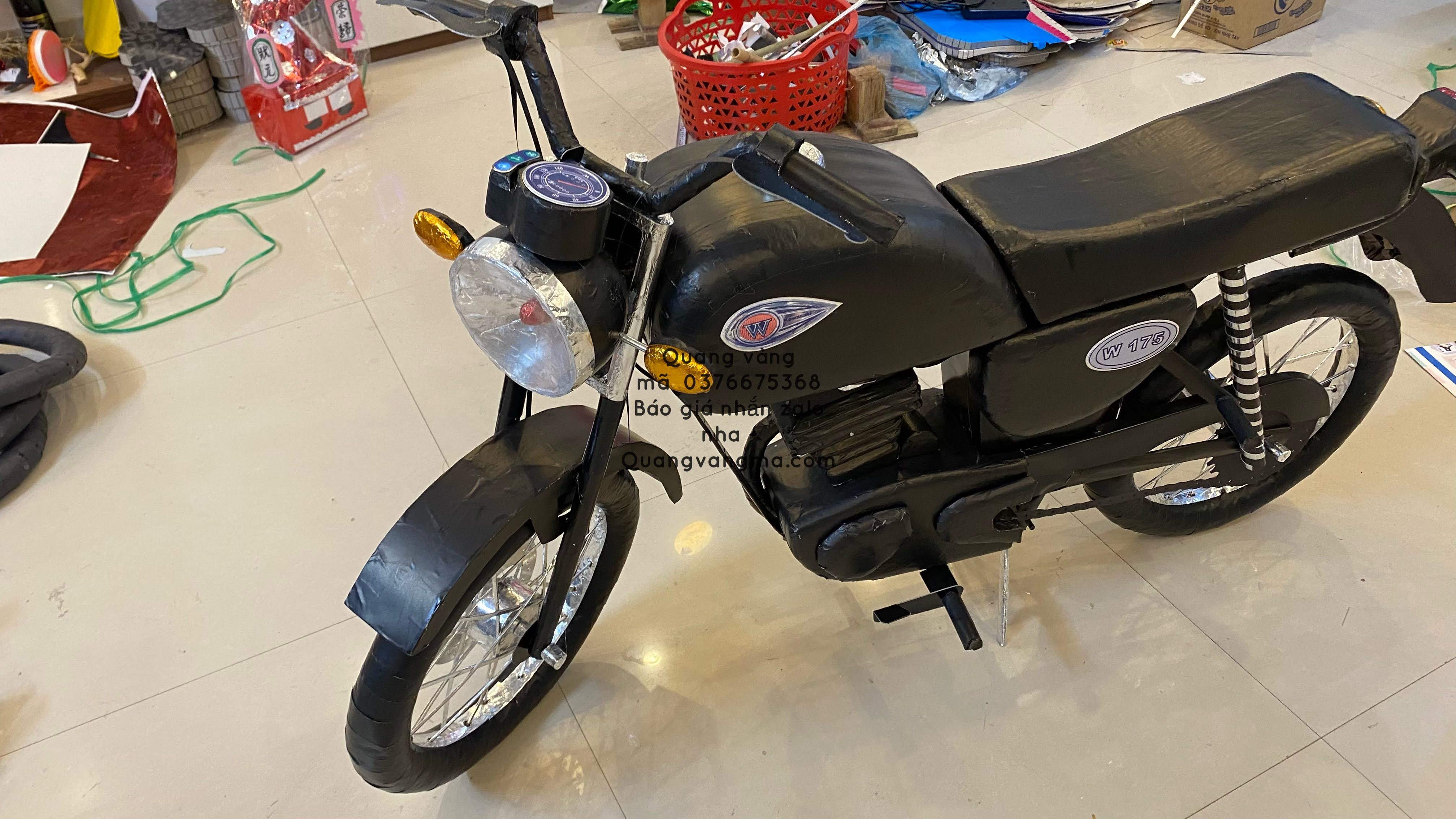 XE MÔ TÔ ĐEN W 175
