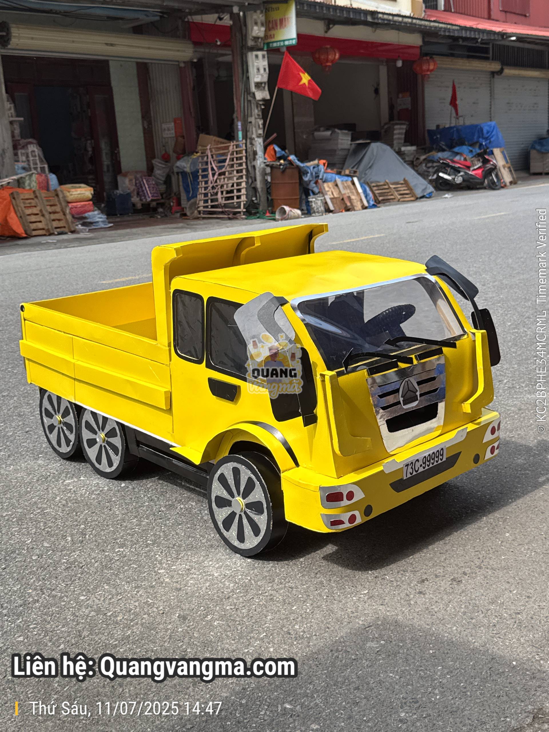 Xe chở cát vàng cnhtc