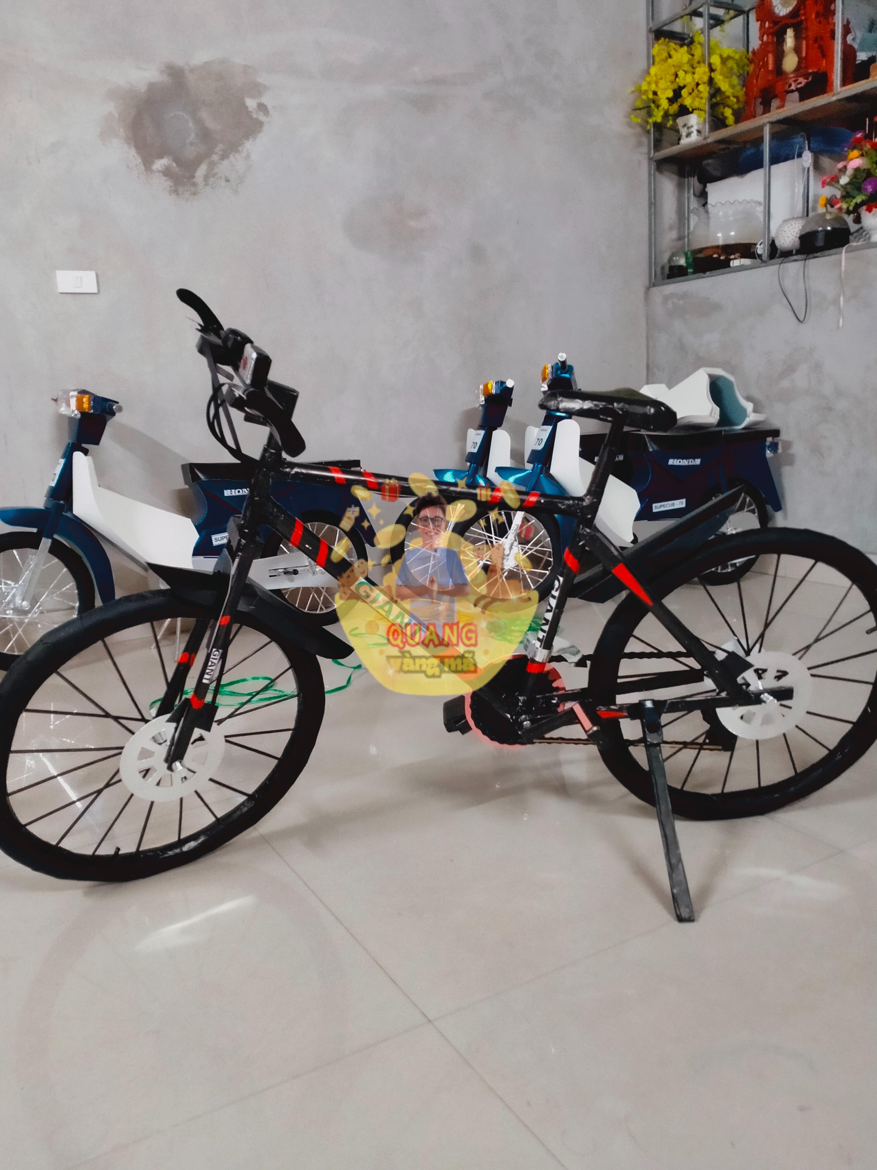 Xe đạp thể thao gain đen