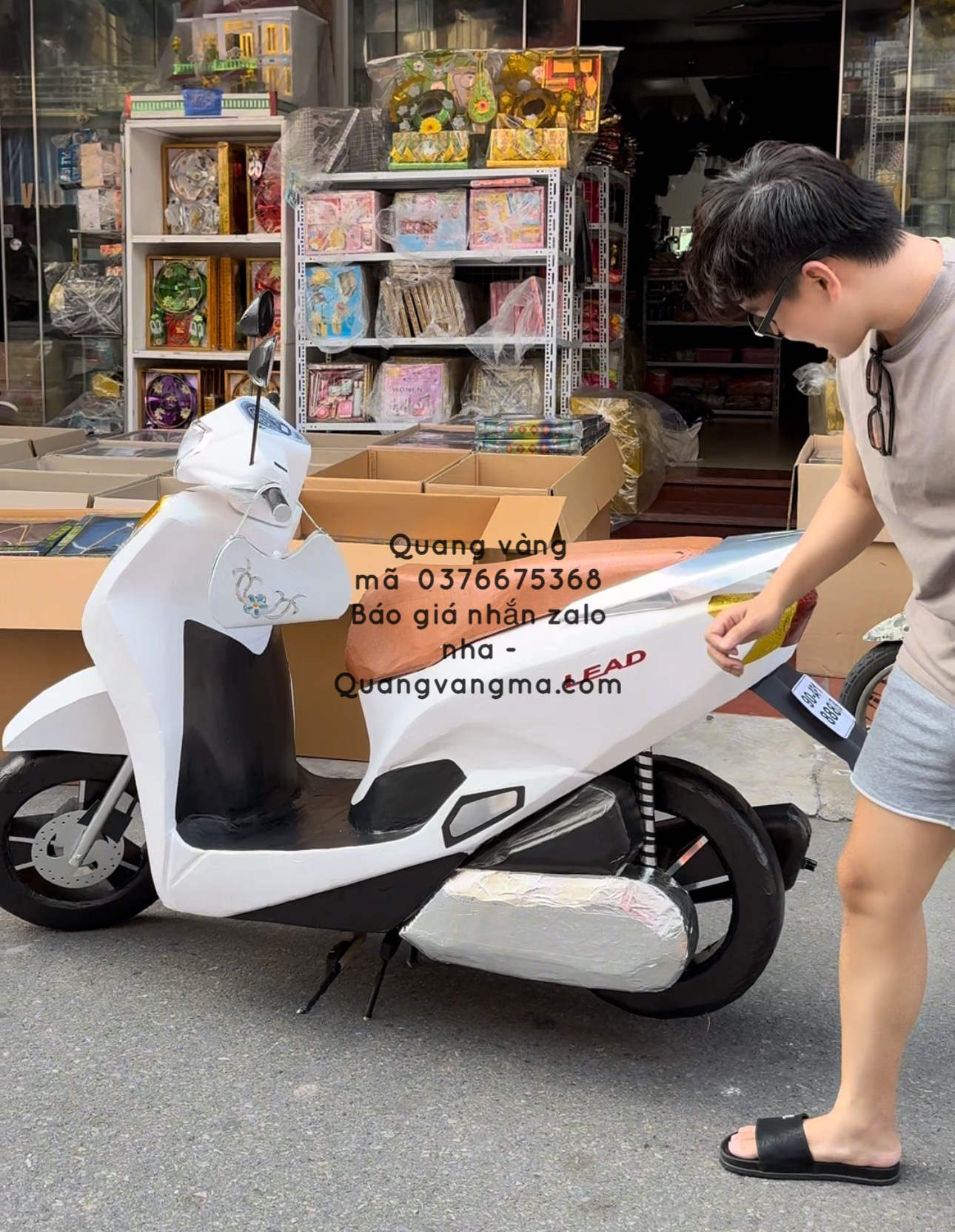 Xe lead thiết kế riêng theo kích thước xe thật