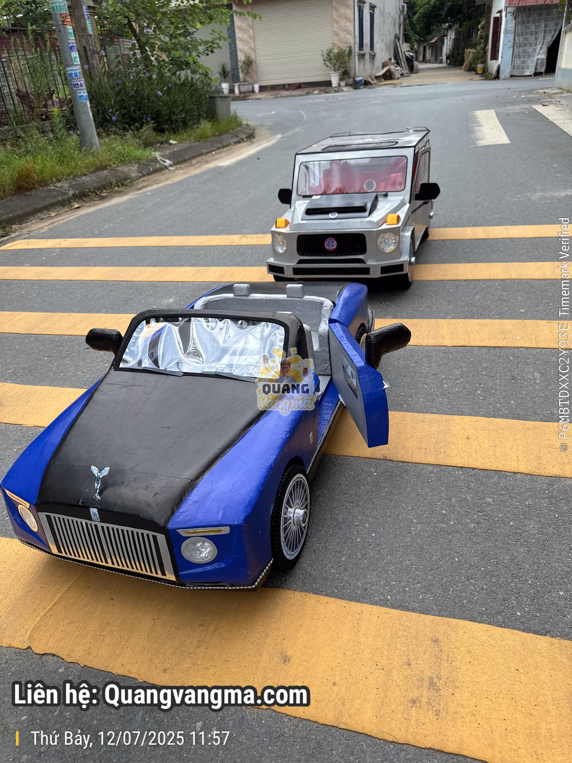 Xe roll royce rr mui trần