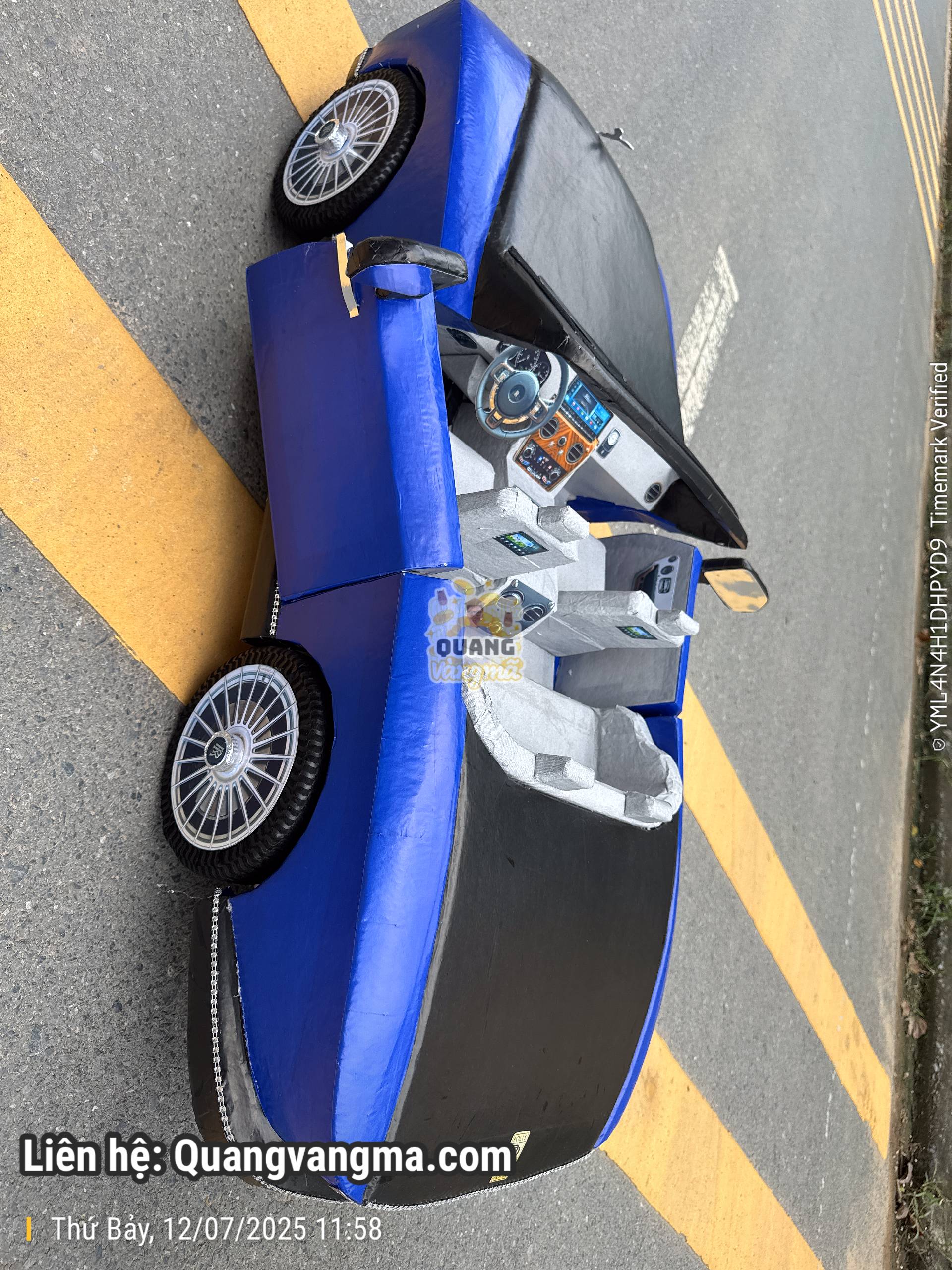 Xe roll royce rr mui trần