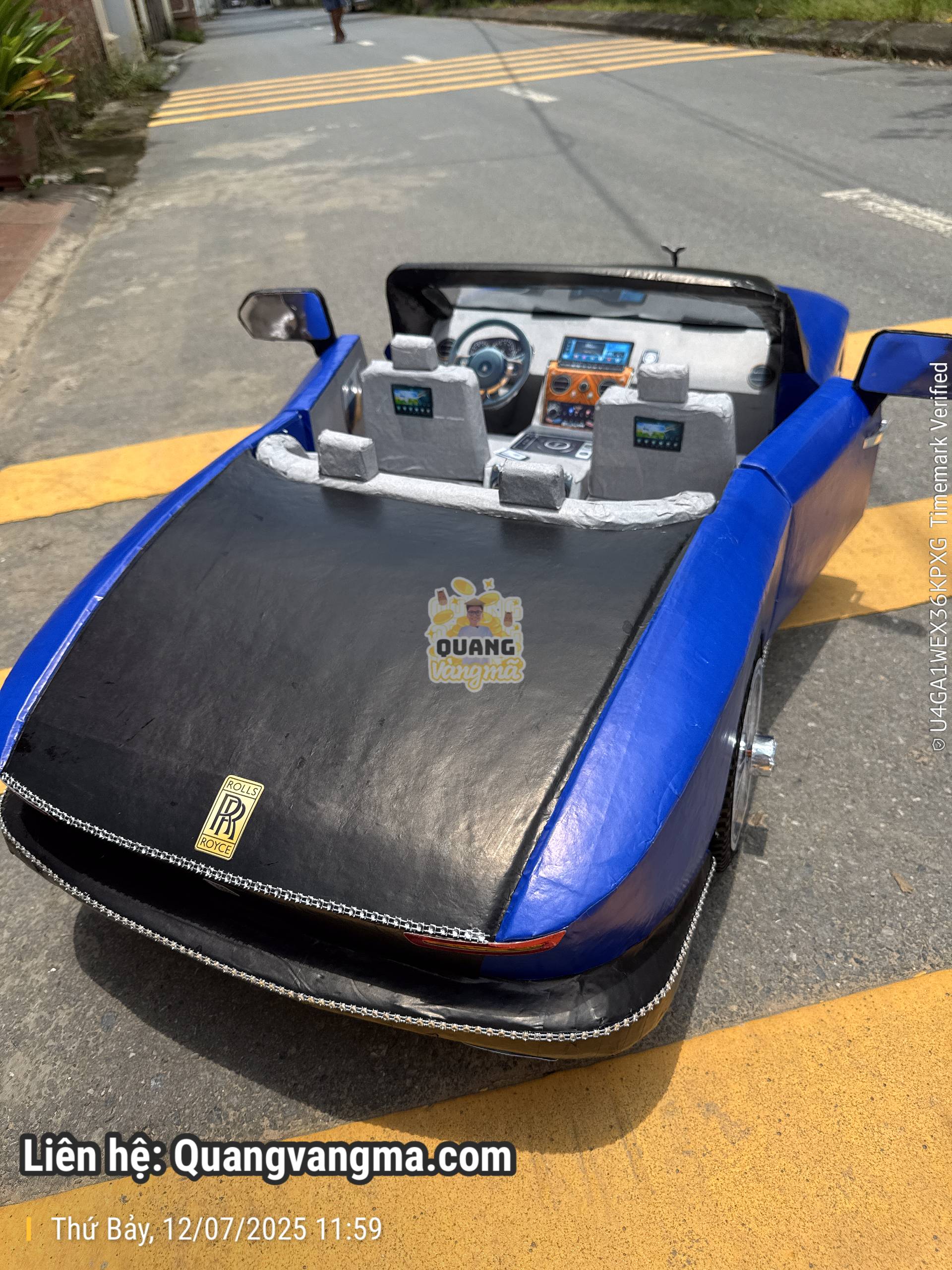 Xe roll royce rr mui trần