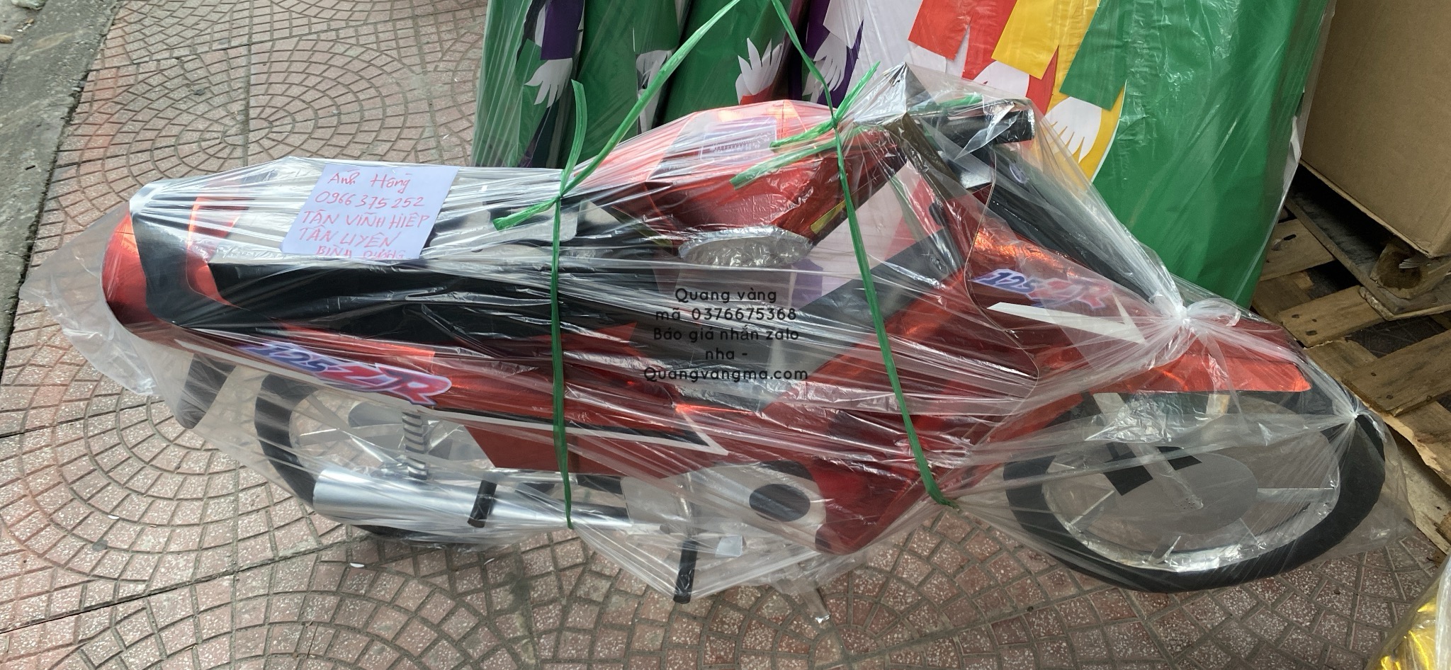 Xì po đỏ zr125