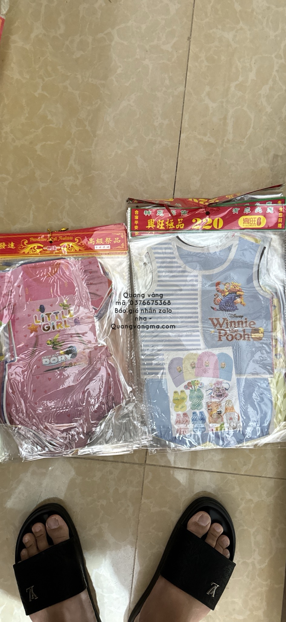 set sơ sinh 1 túi 4 cái 1 thùng 10 tập