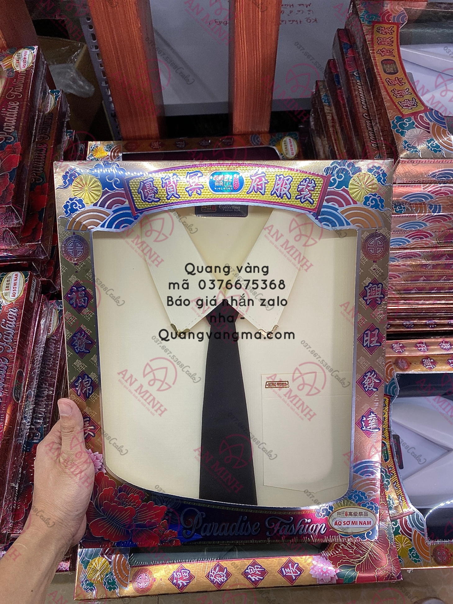 áp sơ mi nam màu