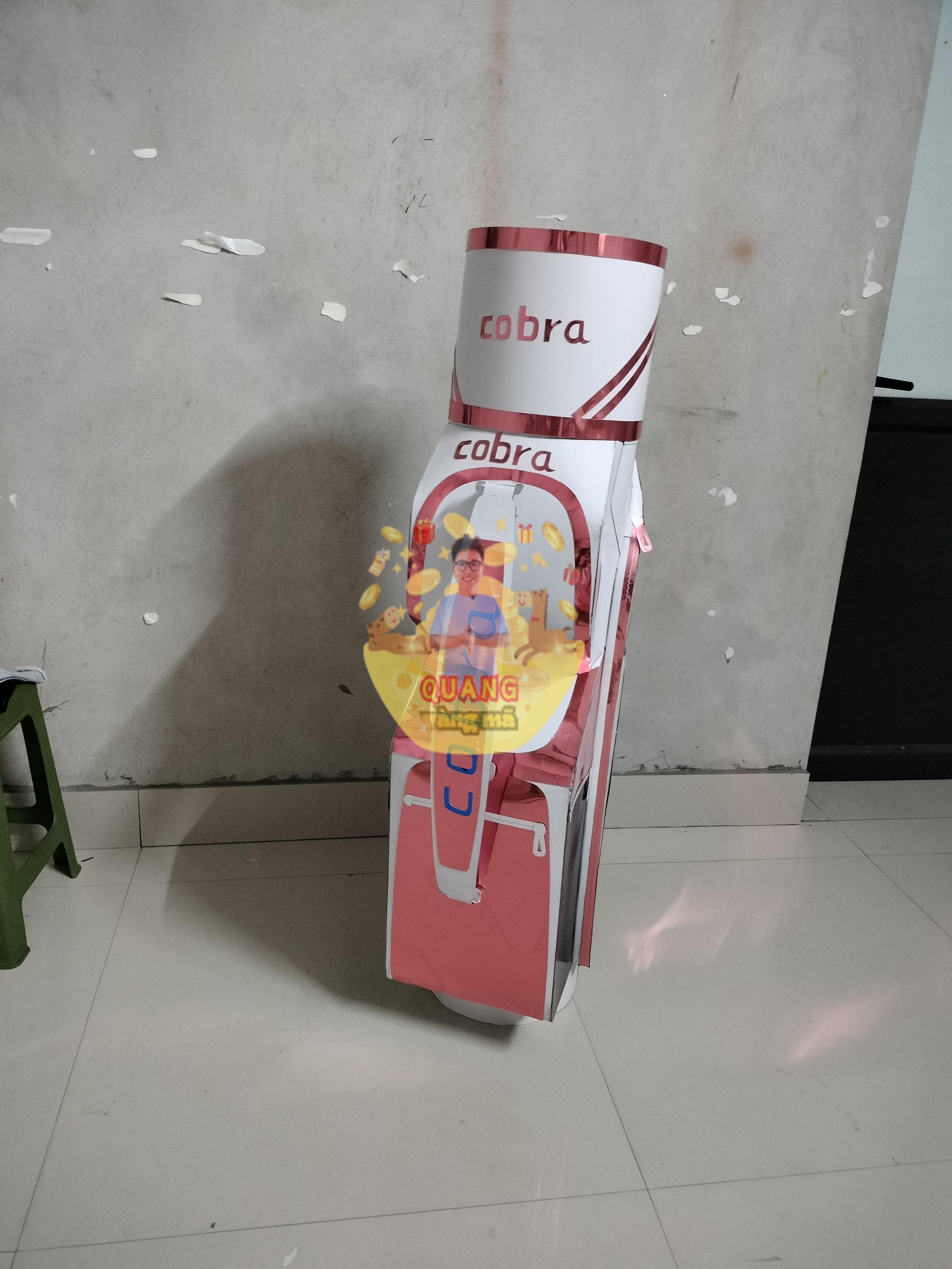 bộ golf cobra hồng