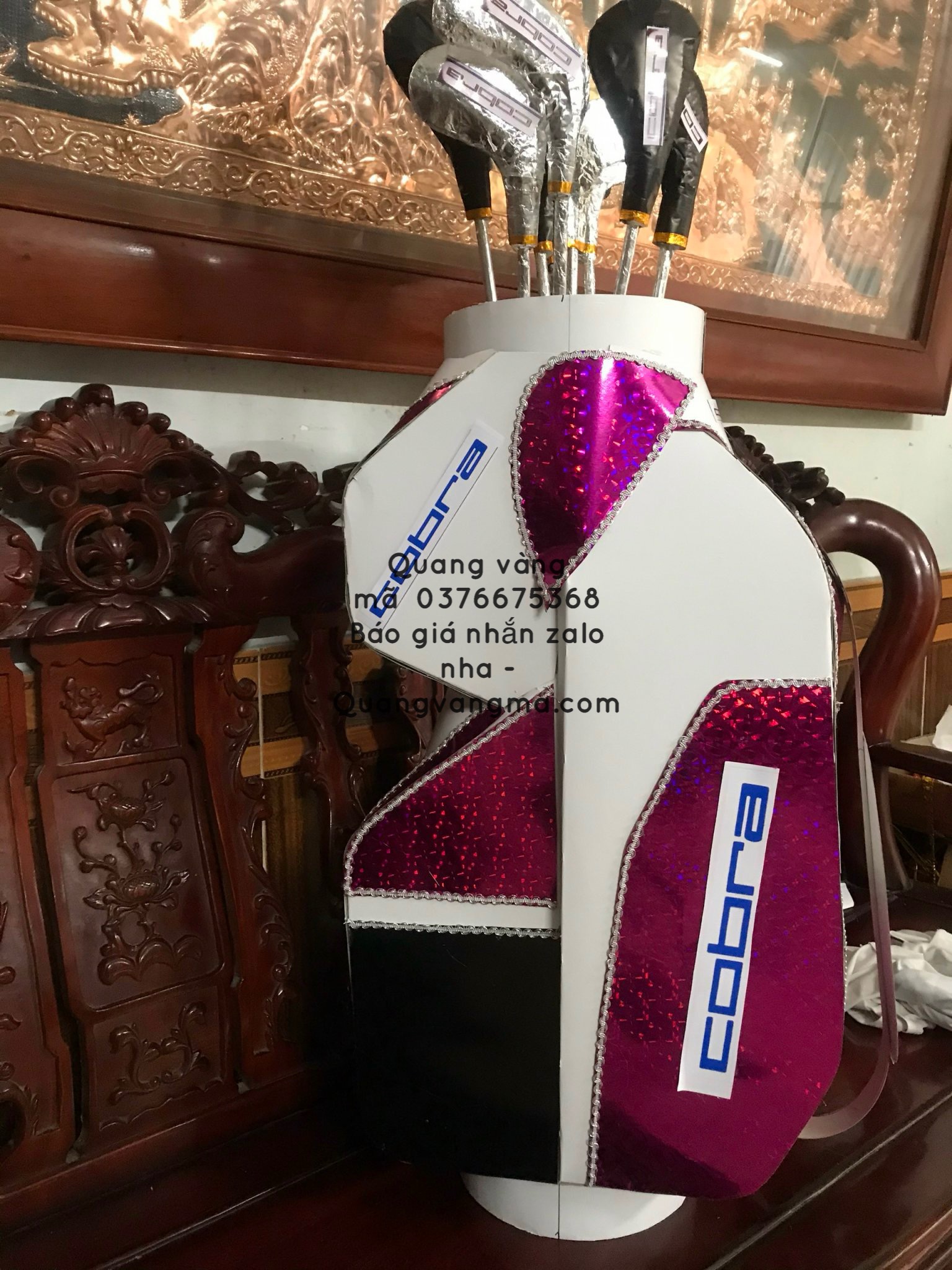 bộ gôn cobra màu xanh gofl