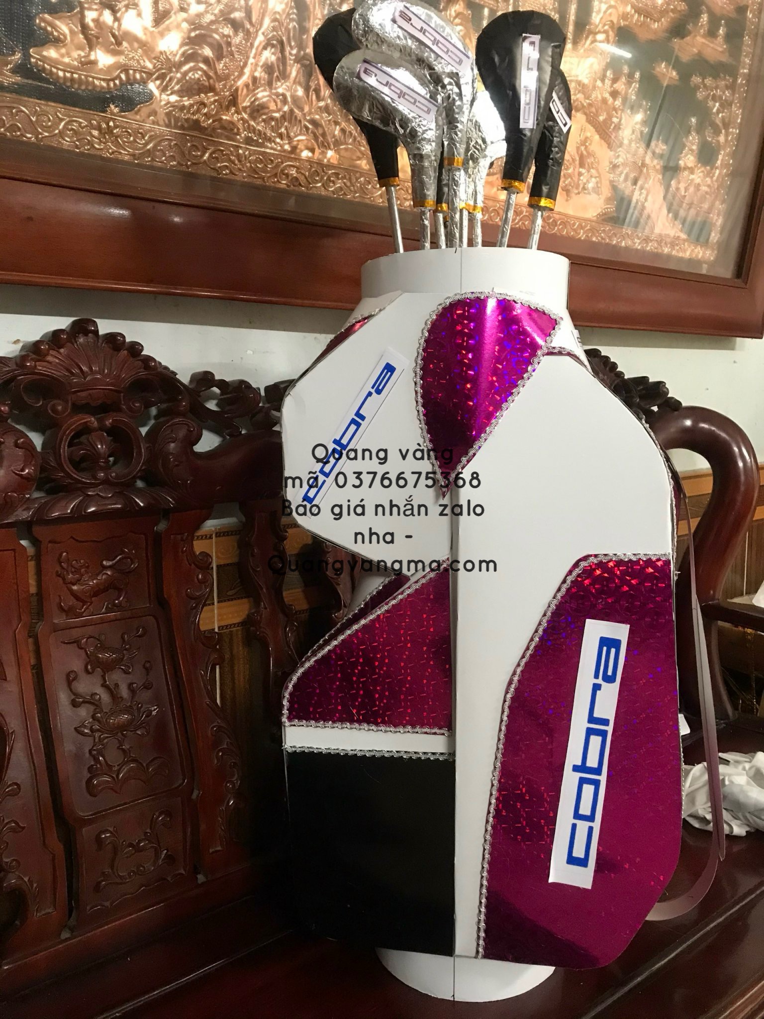 bộ gôn cobra màu xanh gofl