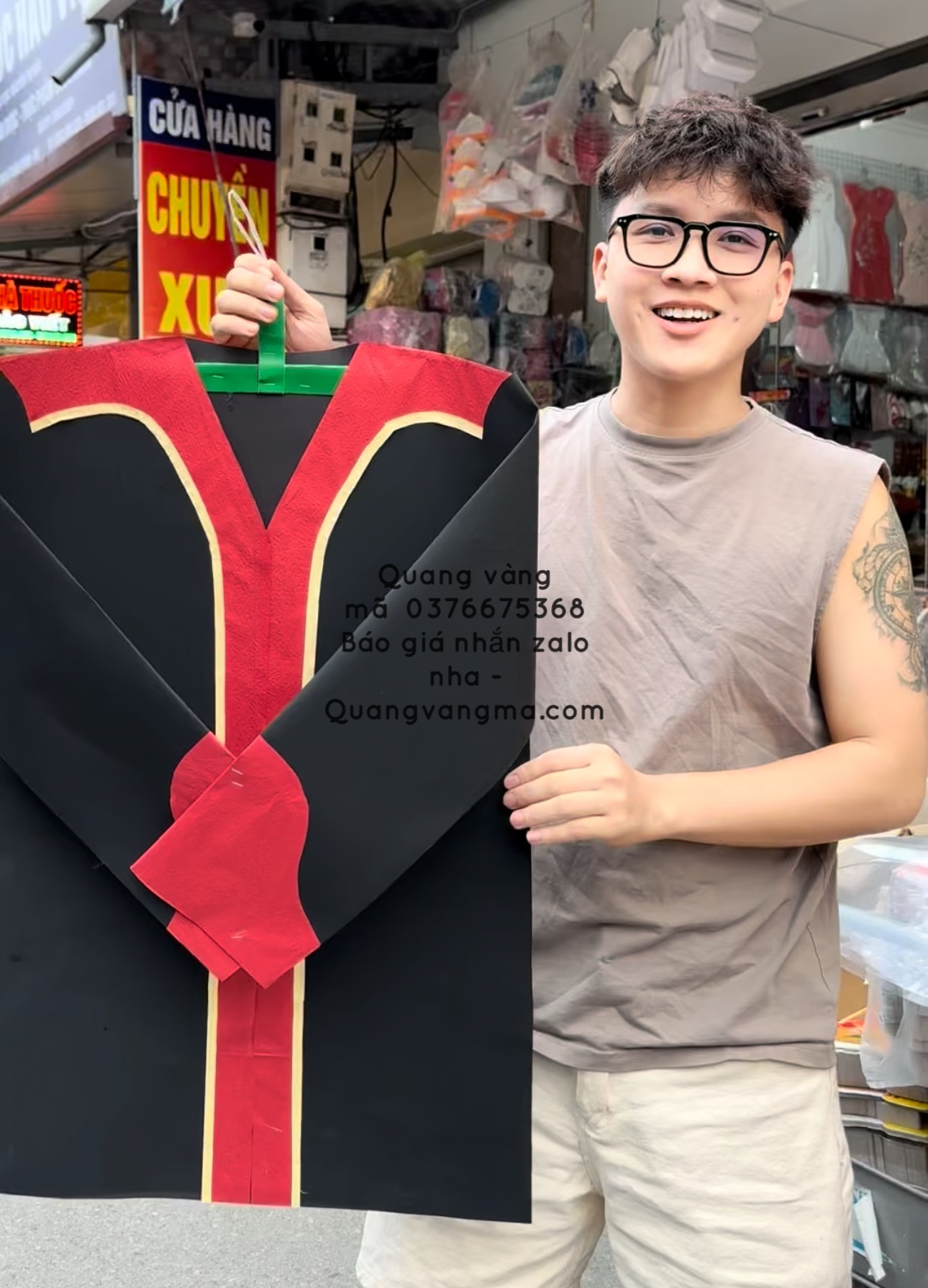 bộ quần áo tốt nghiệp