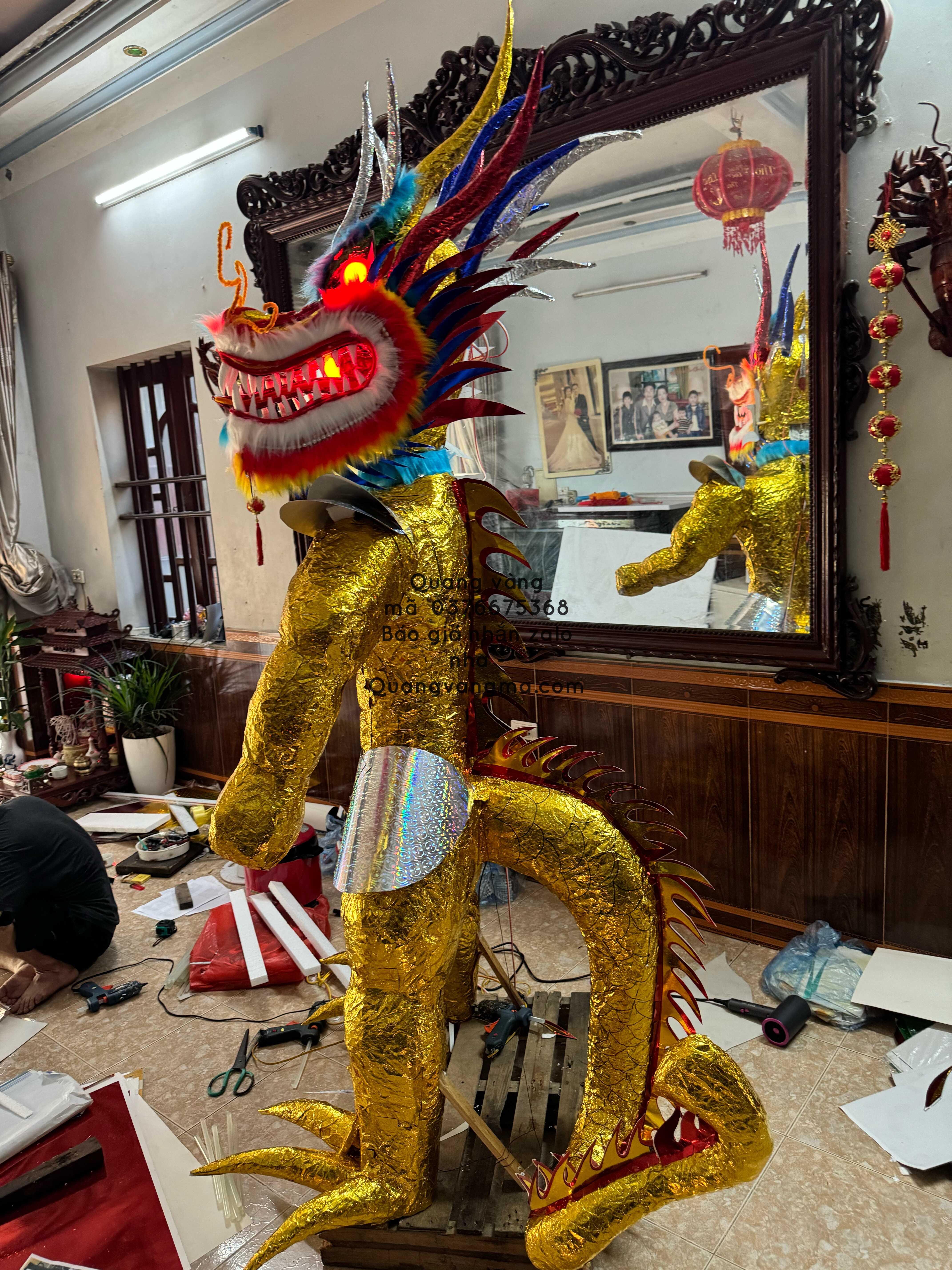 cụ rồng tham gia rằm tháng riêng tháng 8 trung thu 2024