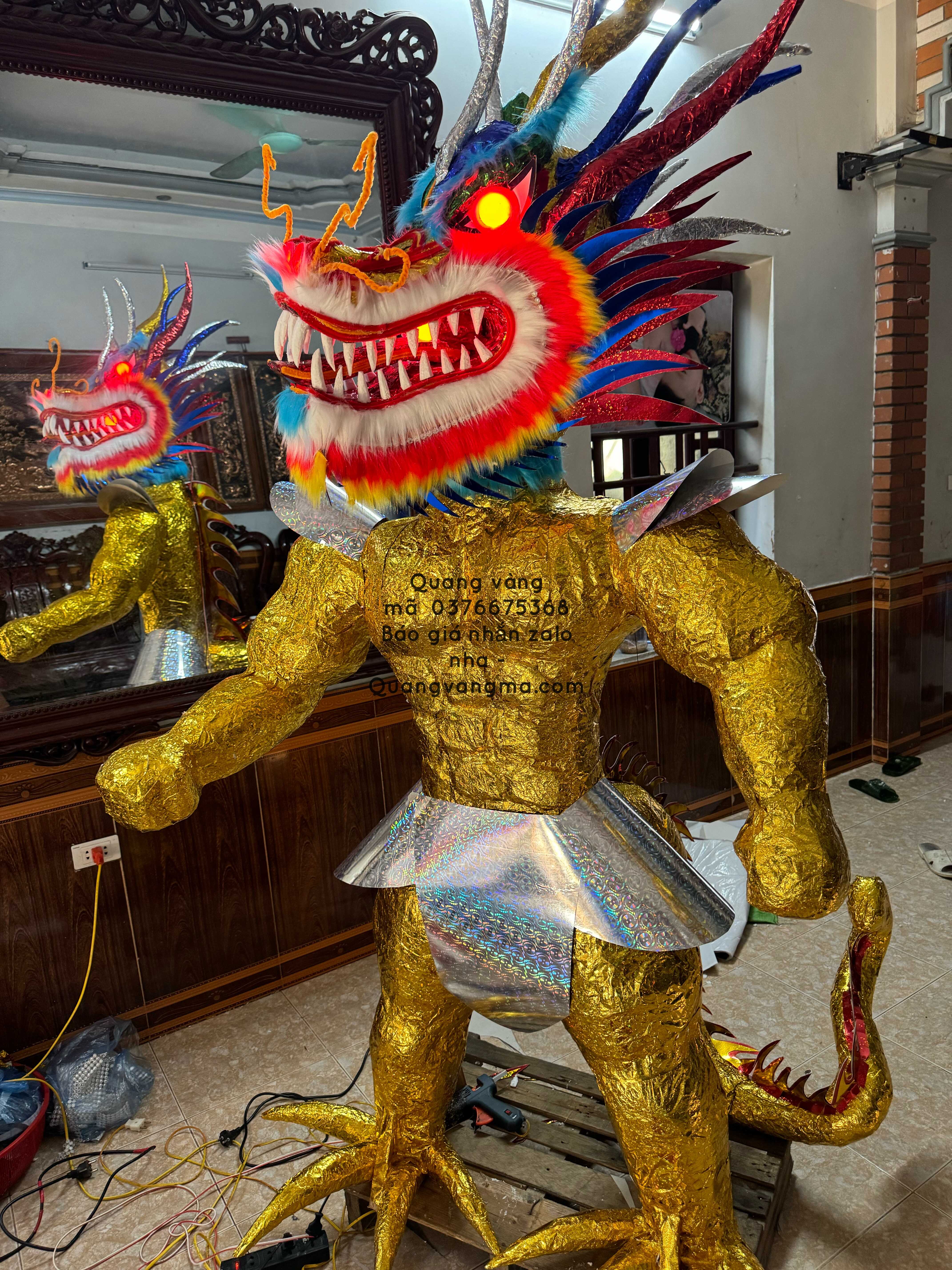 cụ rồng tham gia rằm tháng riêng tháng 8 trung thu 2024