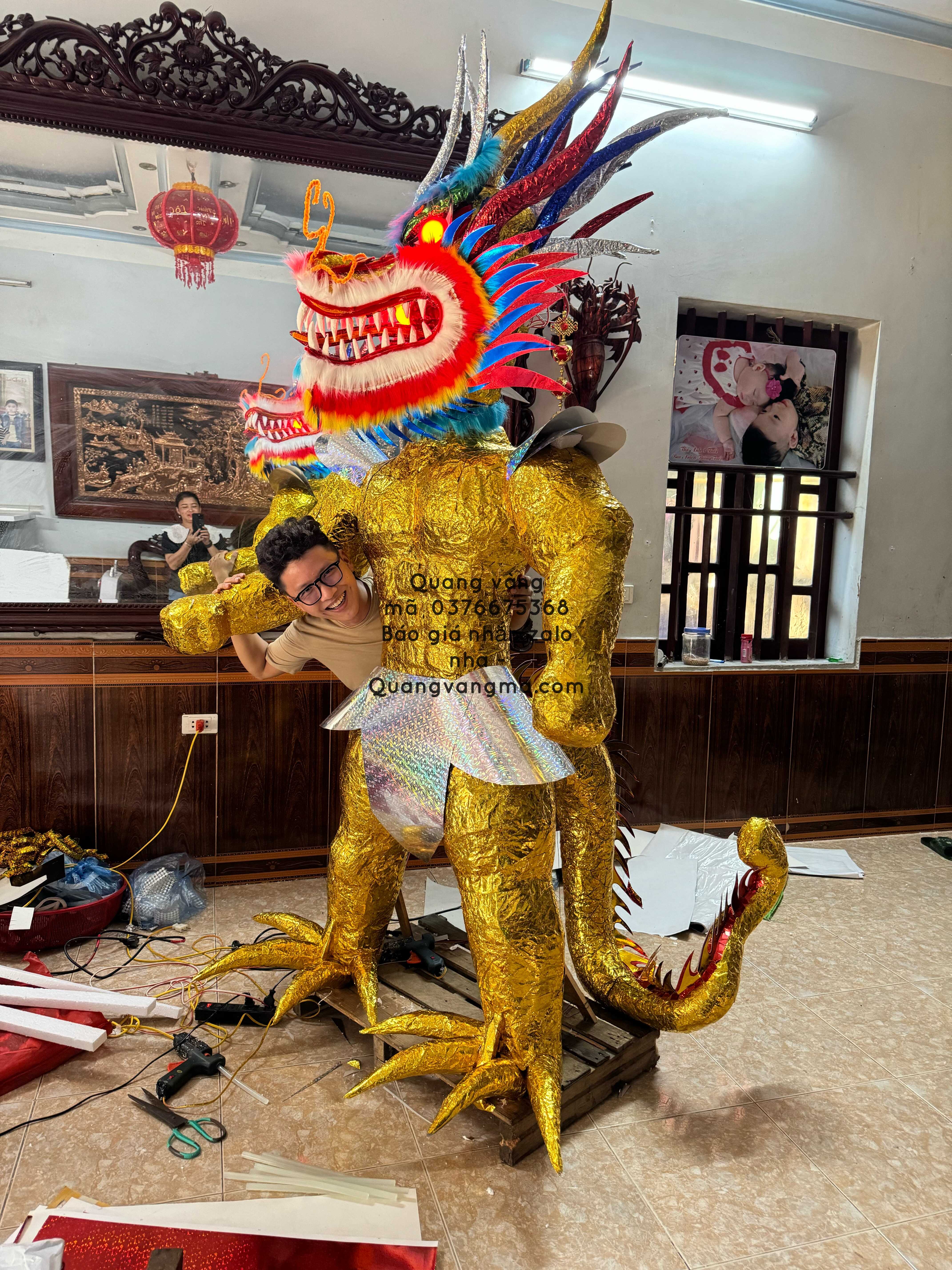 cụ rồng tham gia rằm tháng riêng tháng 8 trung thu 2024