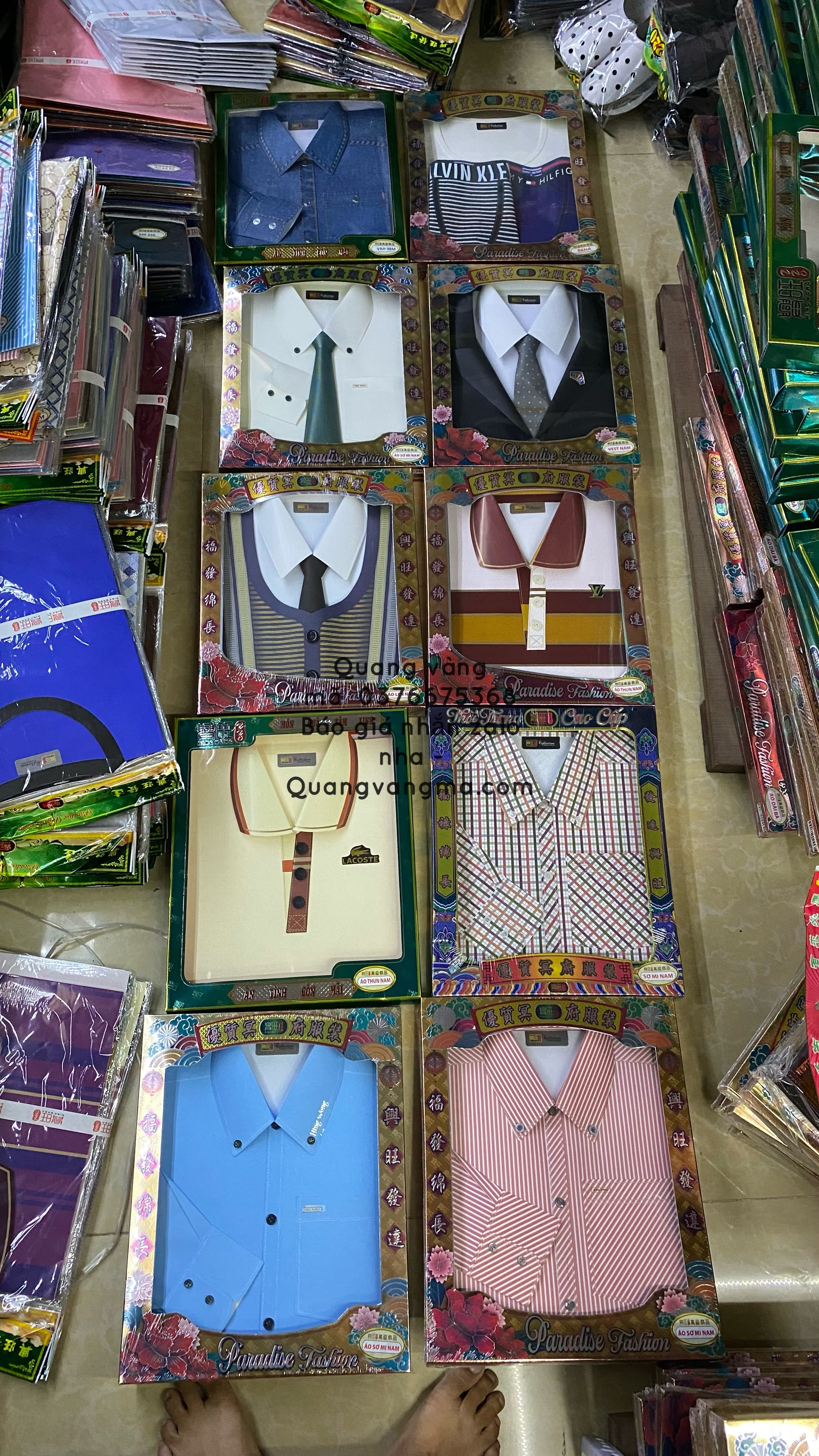 set nam sơ mi trẻ trung
