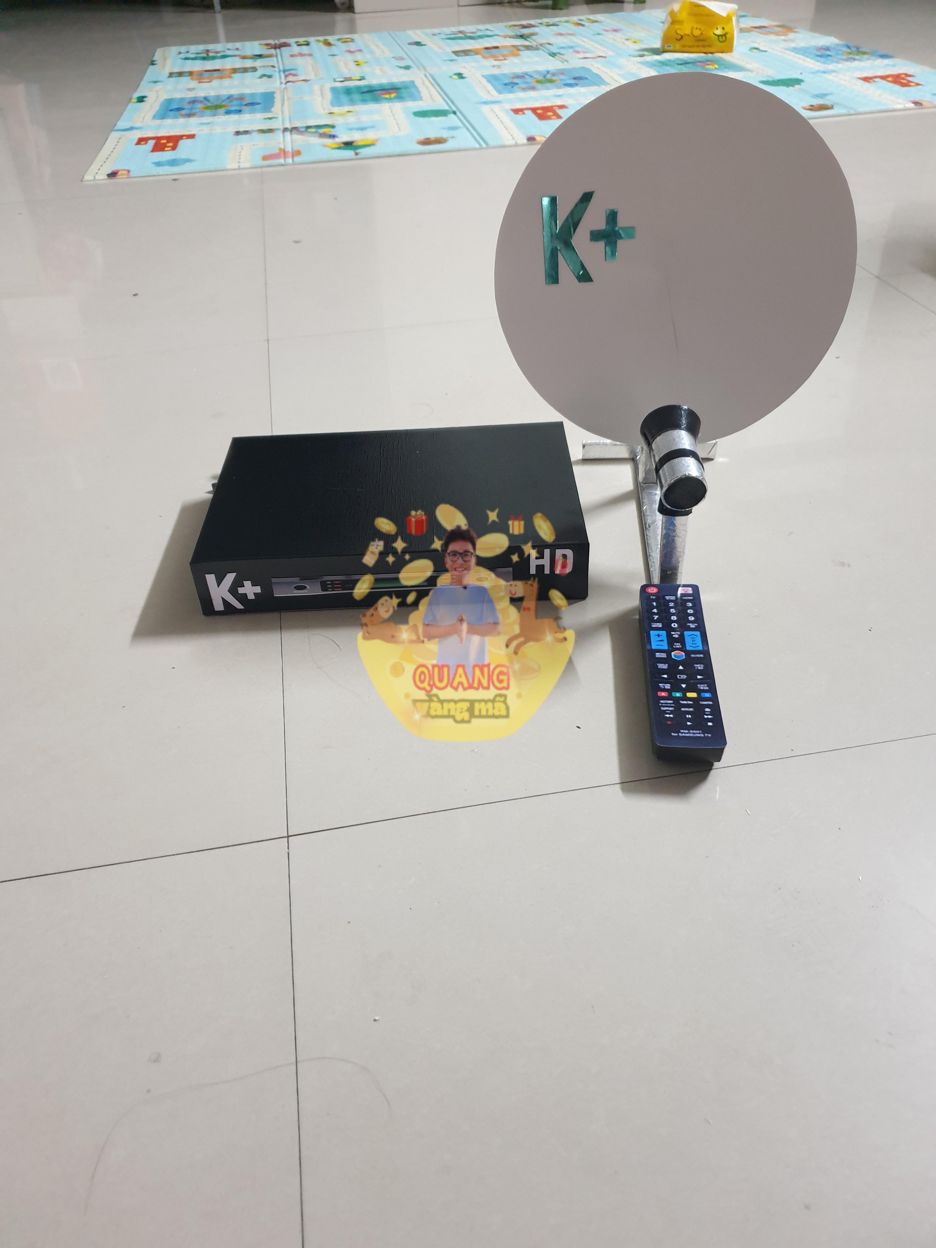 đầu k+ và chảo xem bóng đá