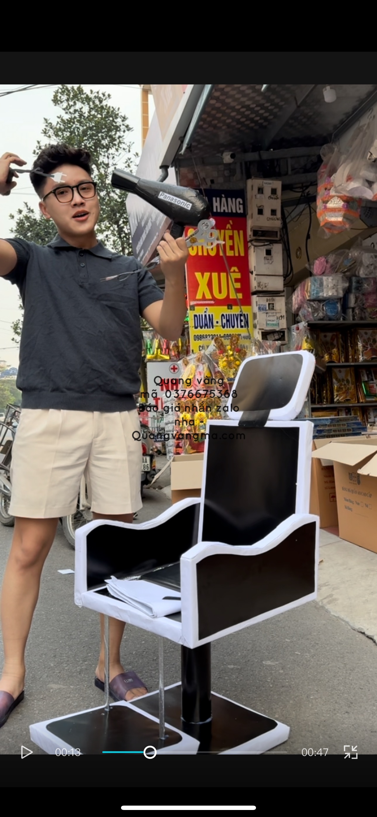 ghế cắt tóc