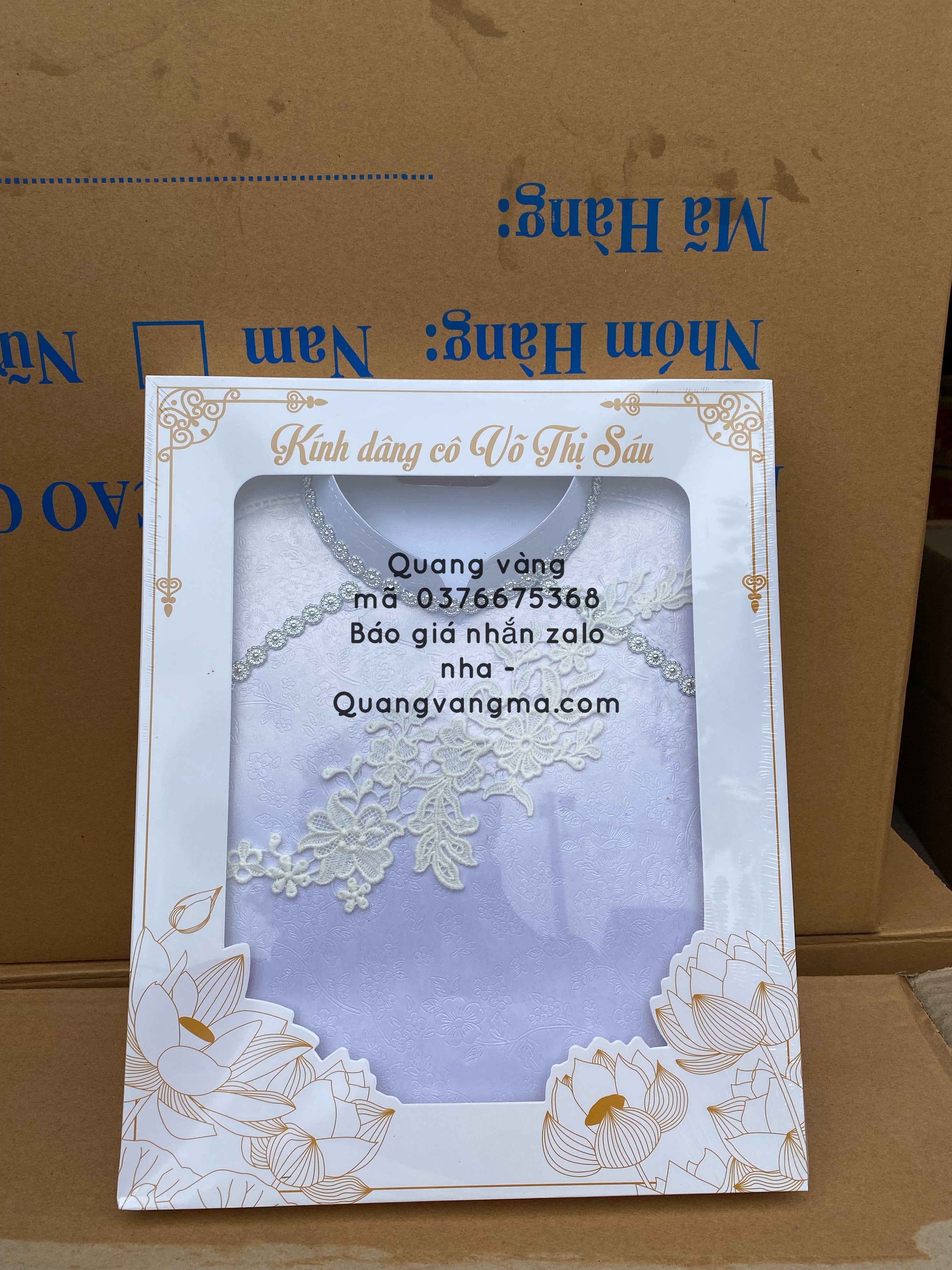 hộp áo dài cô 6 võ thị sáu côn đảo